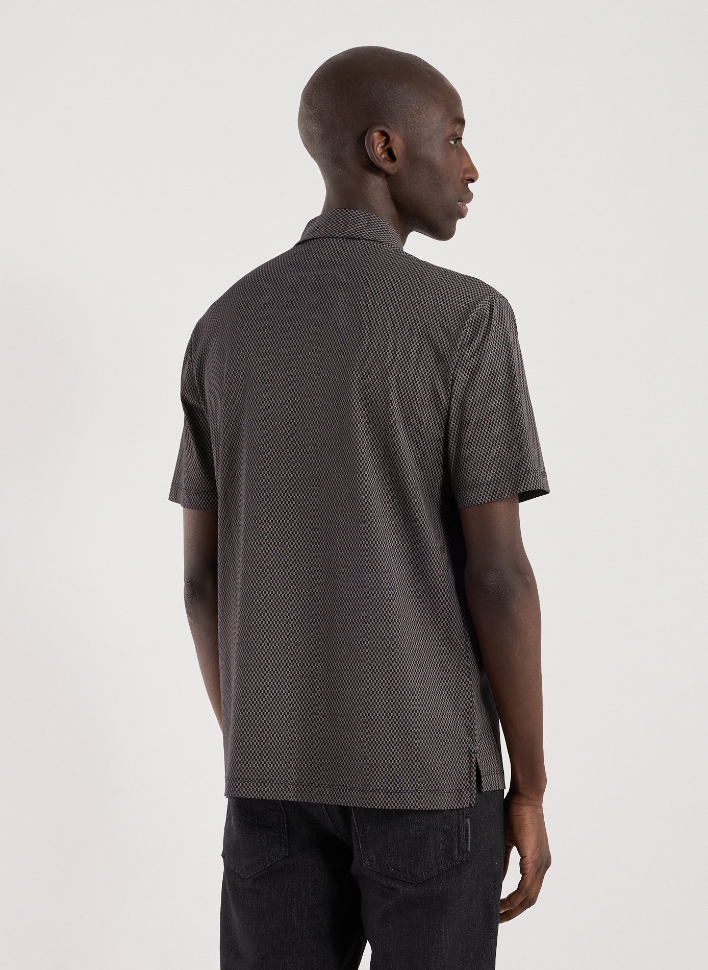 Polo à motif ARMANI EXCHANGE Bleu