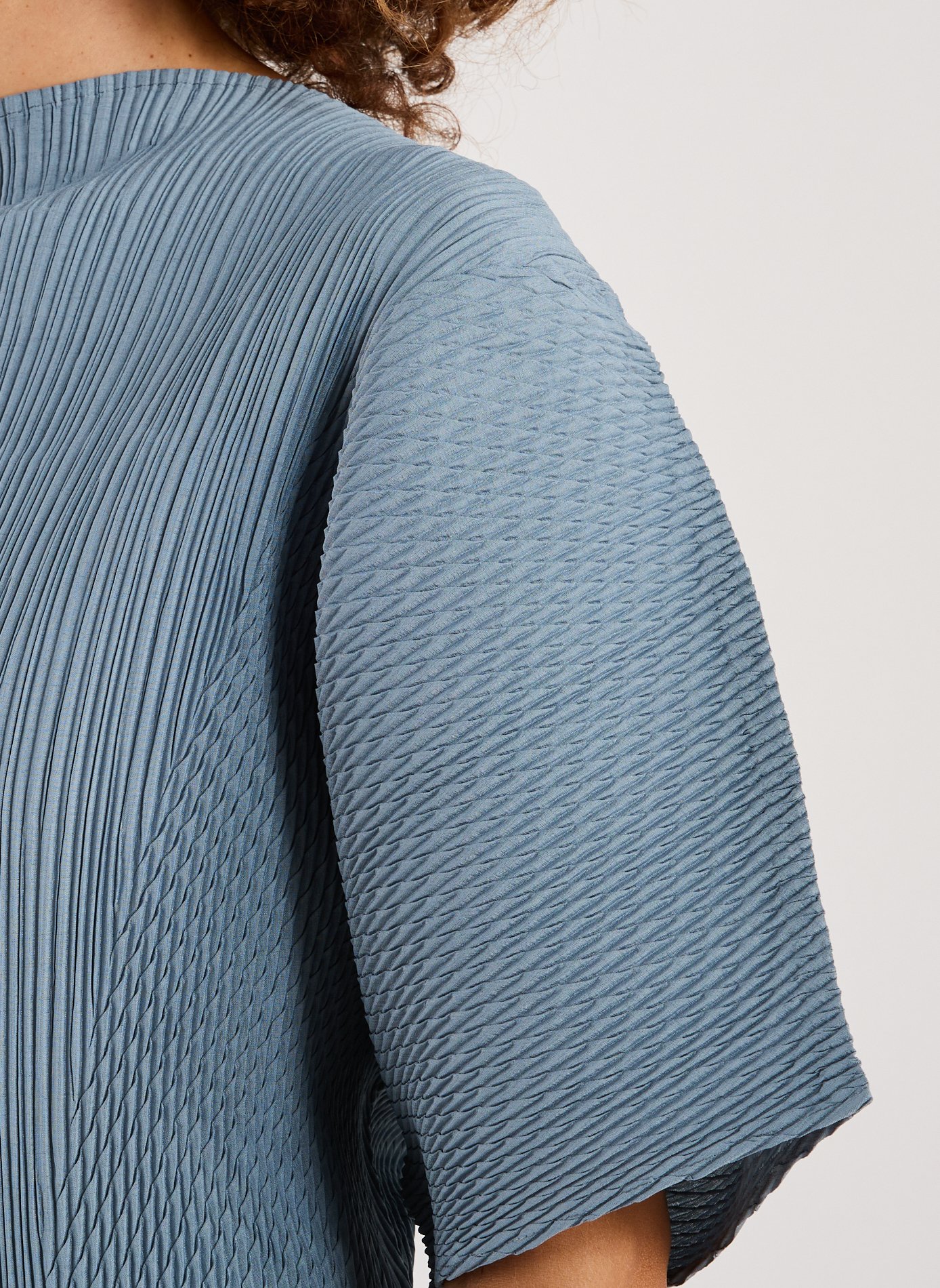 T-shirt manches chauve-souris ADOLFO DOMINGUEZ Gris