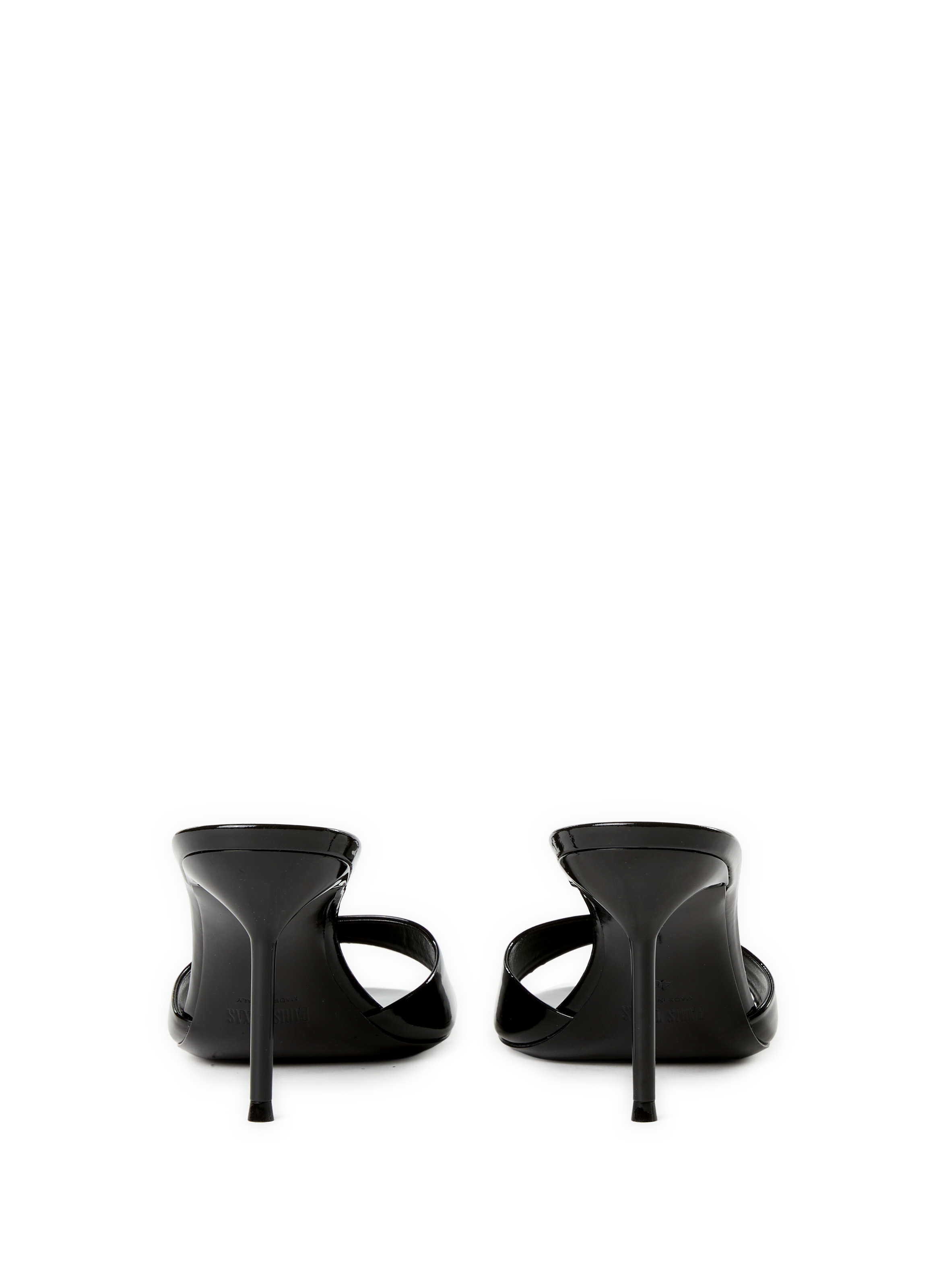 Patent leather Lidia 70 mules PARIS TEXAS Black