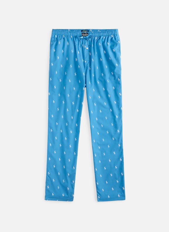 Cotton logo pyjama bottoms Blue by POLO RALPH LAUREN POLO RALPH LAUREN Cotton logo pyjama bottoms Blue