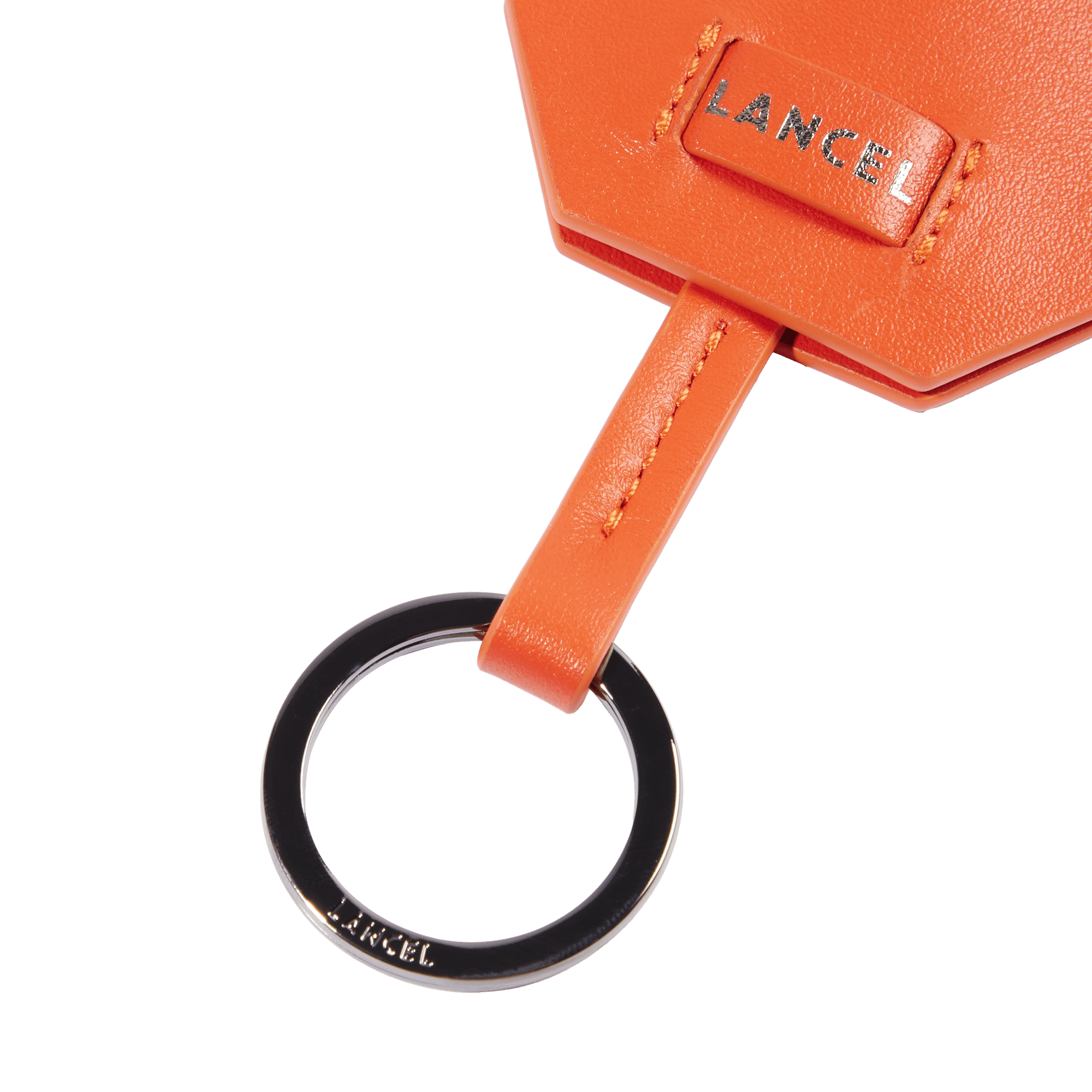 Porte-clés cloches escapade de lancel en cuir LANCEL Orange