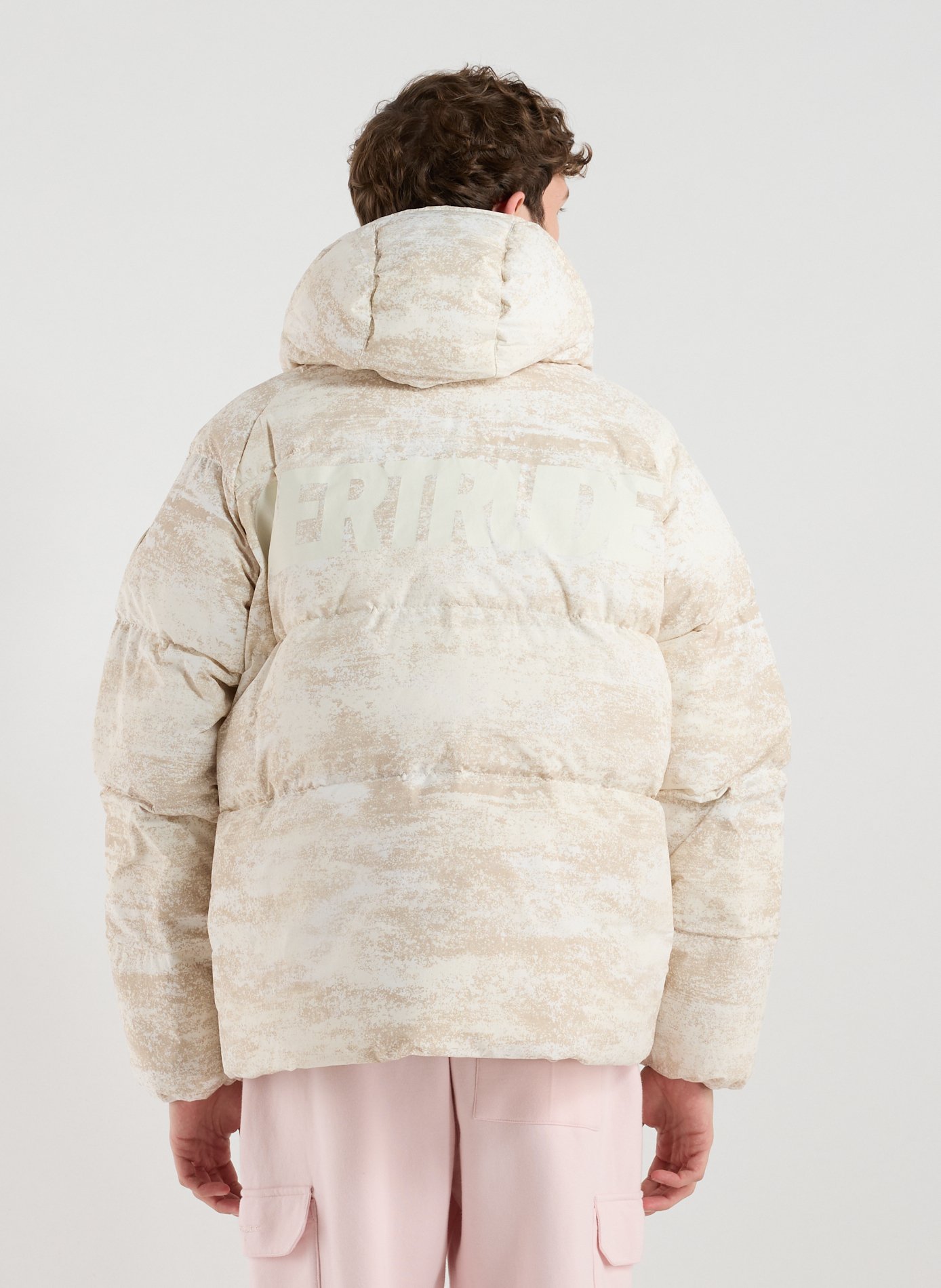Hooded padded jacket GERTRUDE ET GASTON White