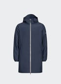 Mid-length jacket RAINPACKWARM90 Bleu