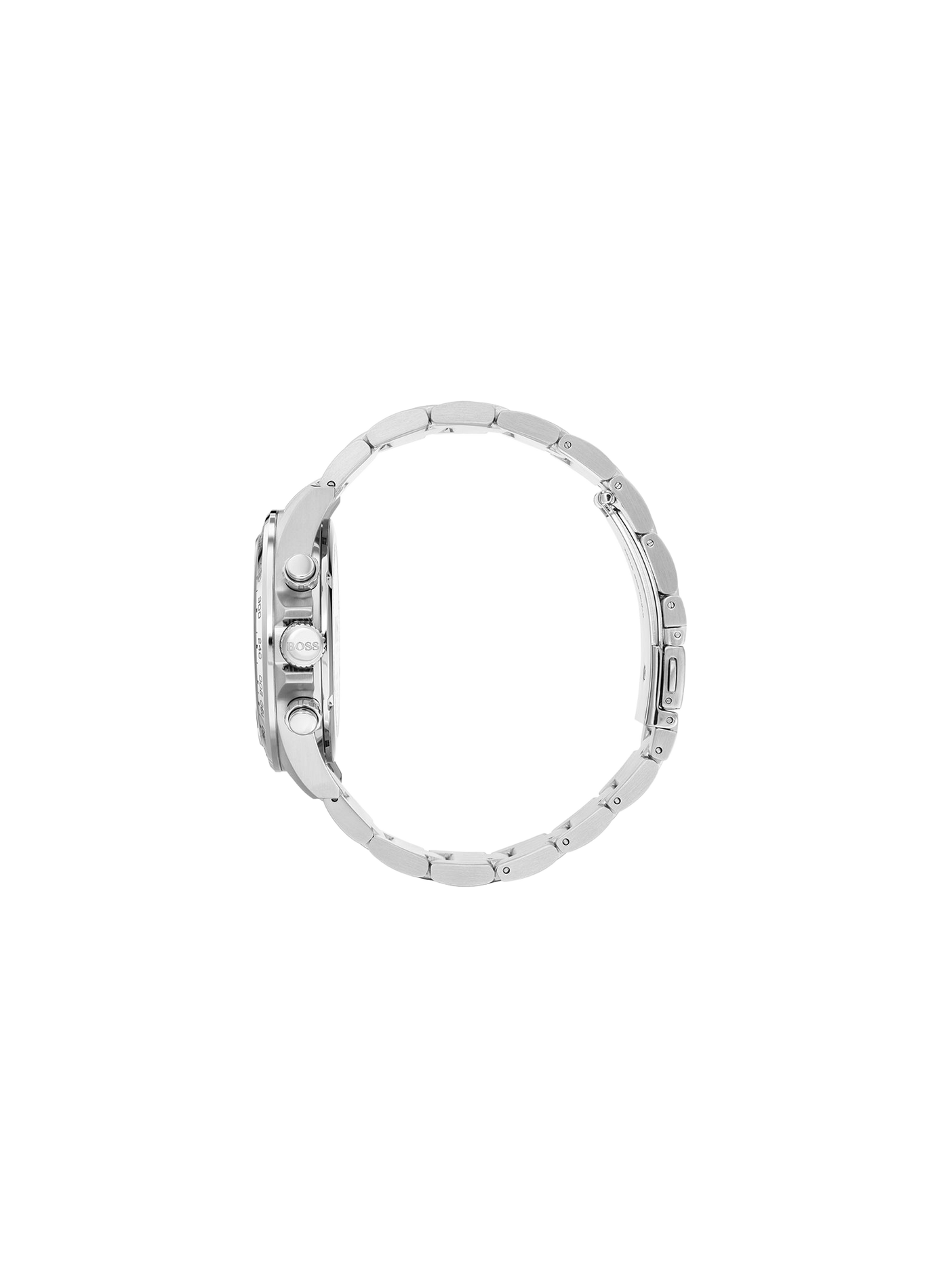 Montre chronographe en acier BOSS Argent