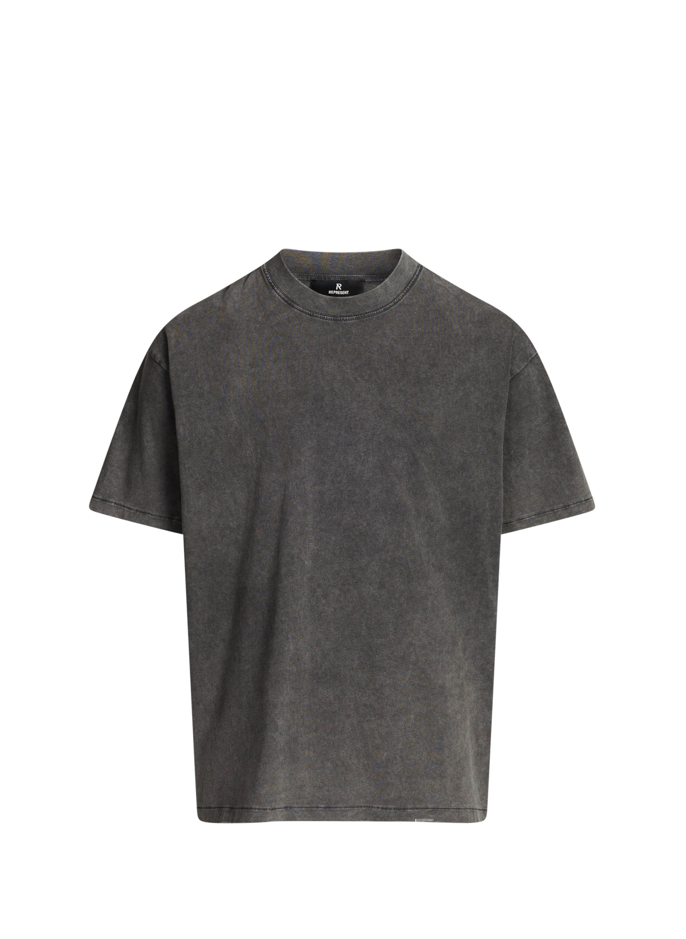 REPRESENT T-shirt ample à col rond en coton Gris