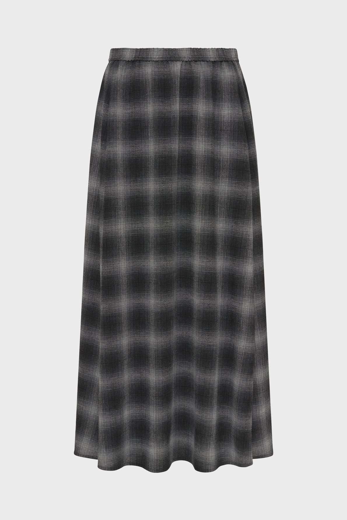 Jupe midi à carreaux - basma GERARD DAREL Gris