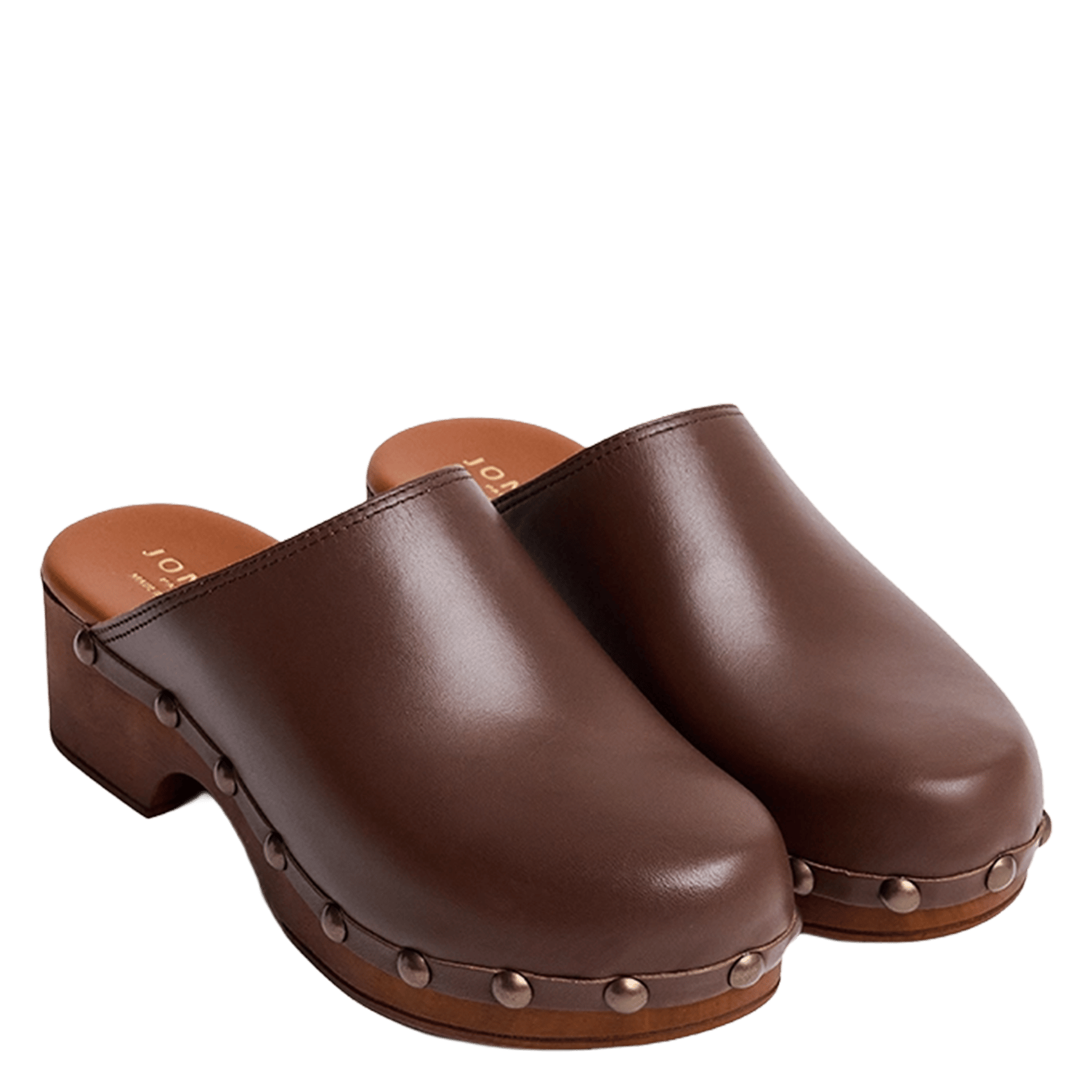 Sabots en cuir naky JONAK Marron