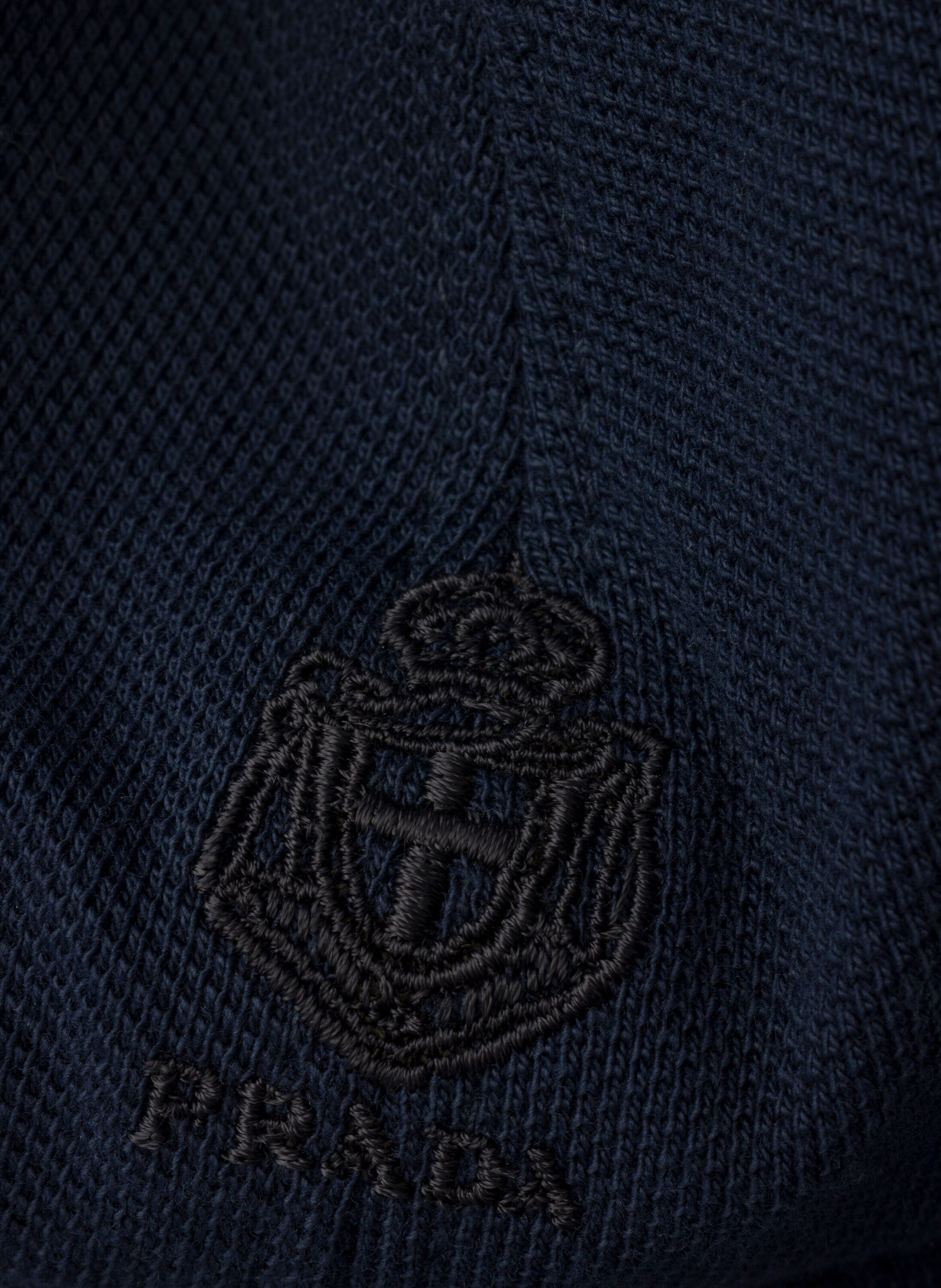 Casquette de baseball en piqué vieilli PRADA Bleu