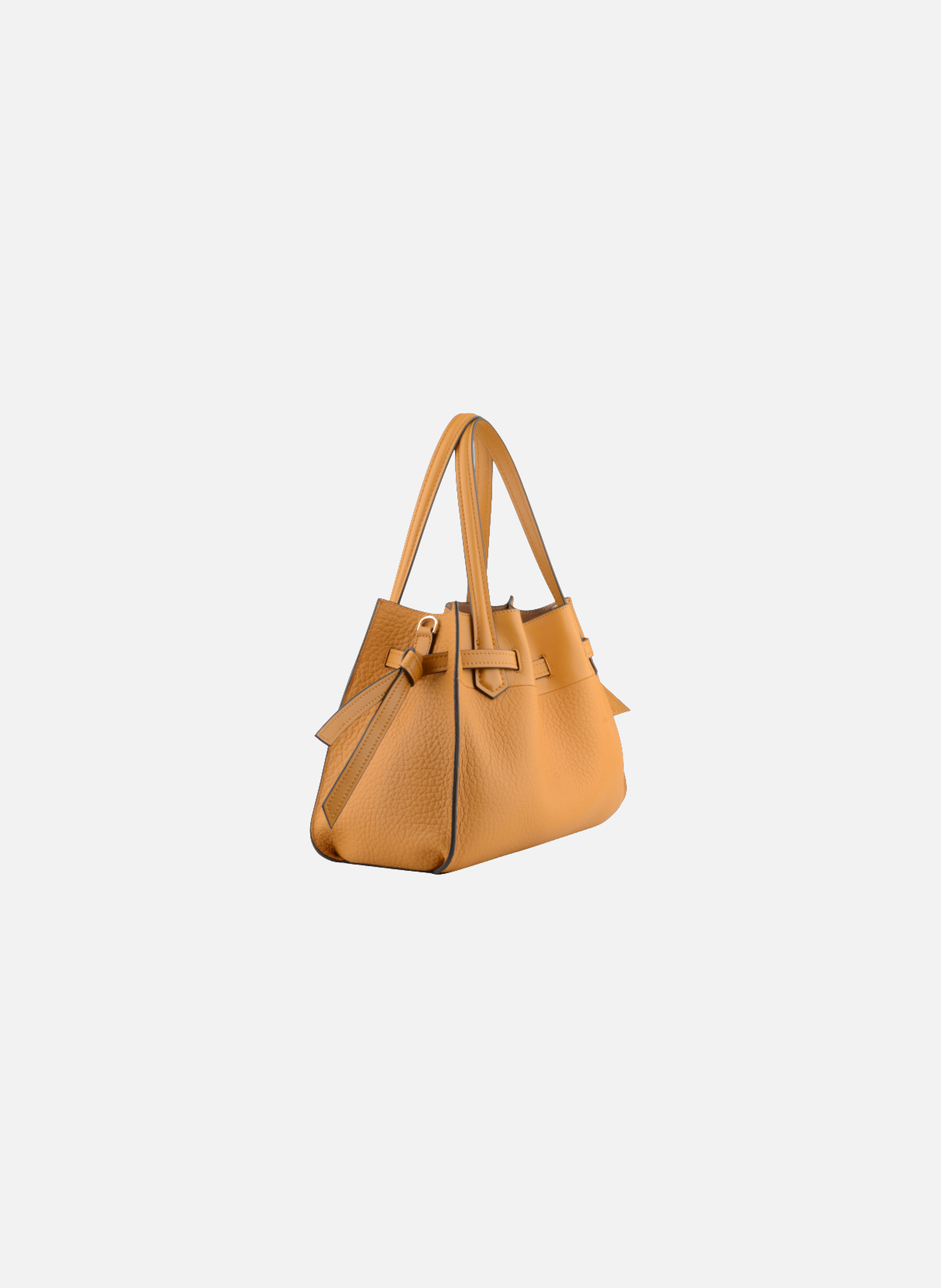 Blossom | sac à main pm en cuir de vachette POURCHET Jaune