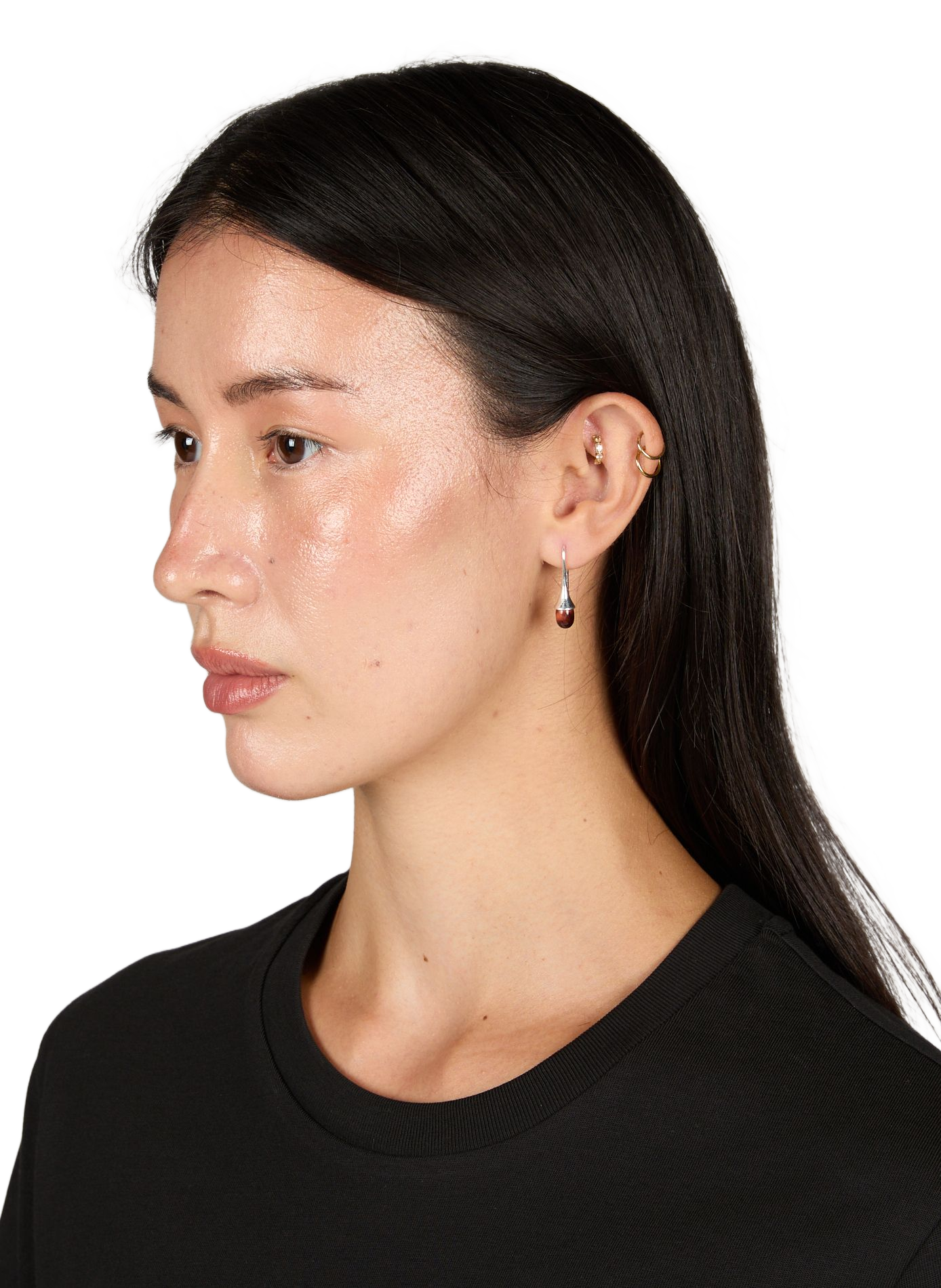 Emberly silver earrings RAGBAG Multicolour