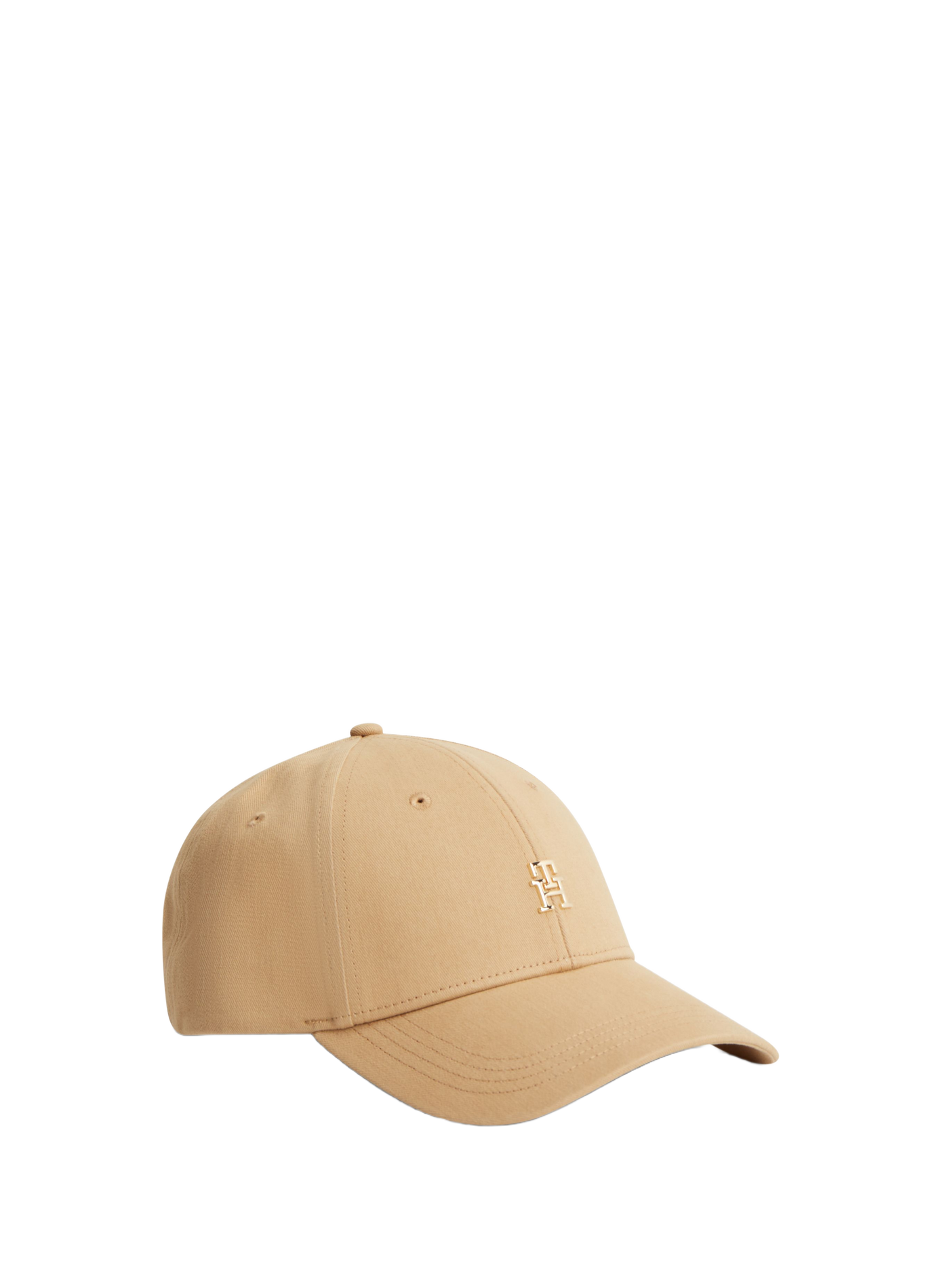 Embroidered cotton baseball cap TOMMY HILFIGER Beige