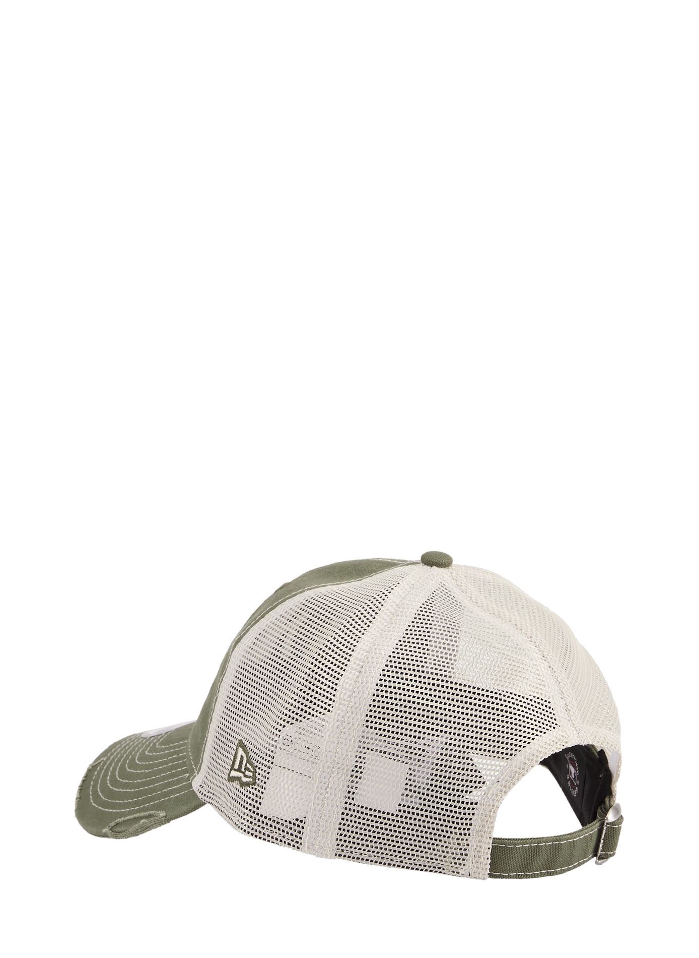 Casquette bi-matière à logo en coton NEW ERA Kaki