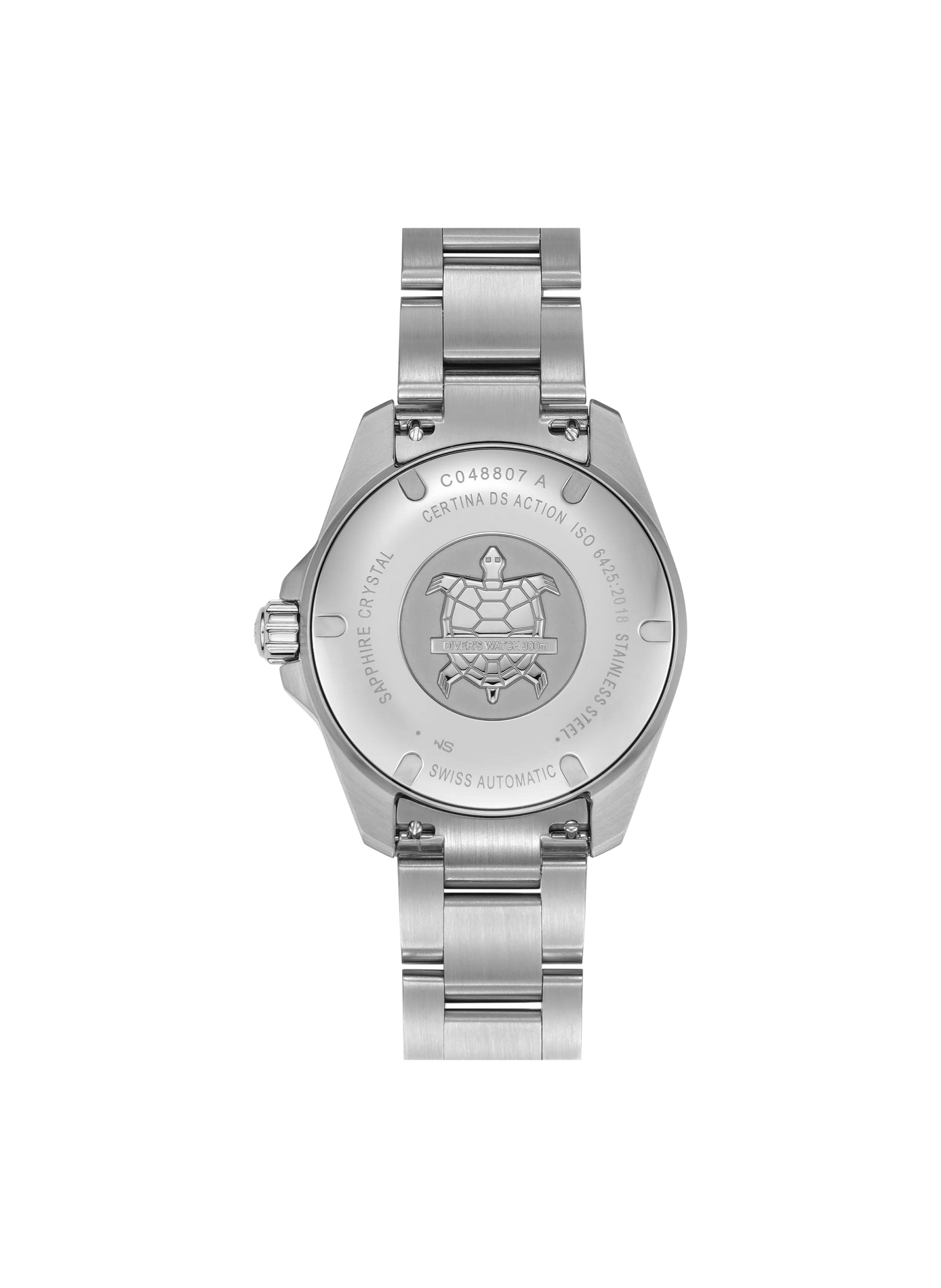 Montre automatique DS ACTION DIVER en acier inoxydable CERTINA Noir