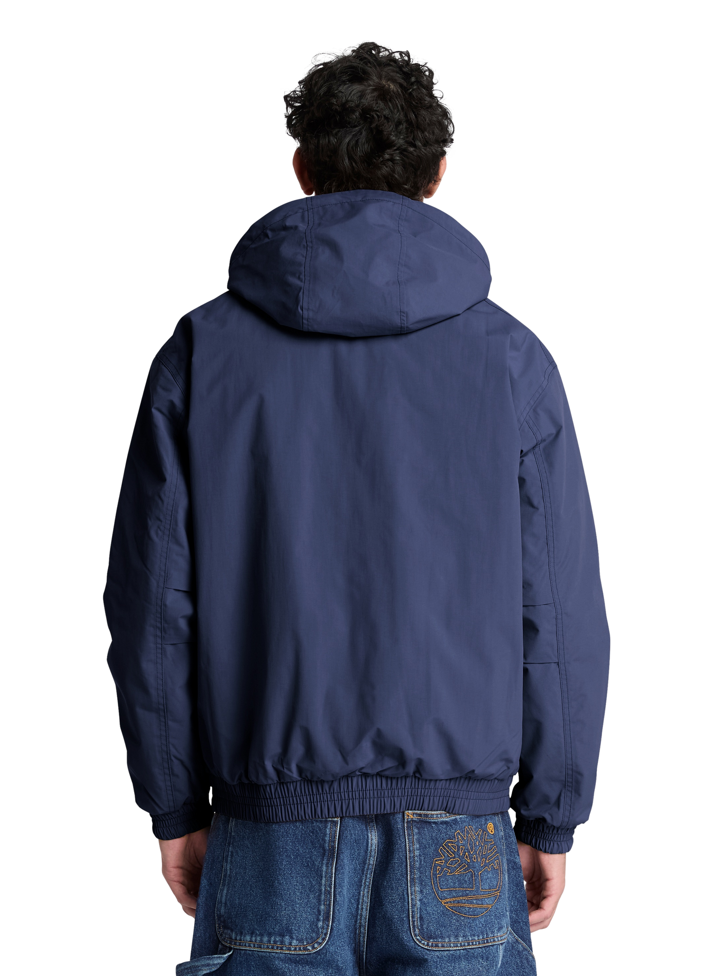 Rechte jas met capuchon en opstaande kraag TIMBERLAND Blauw