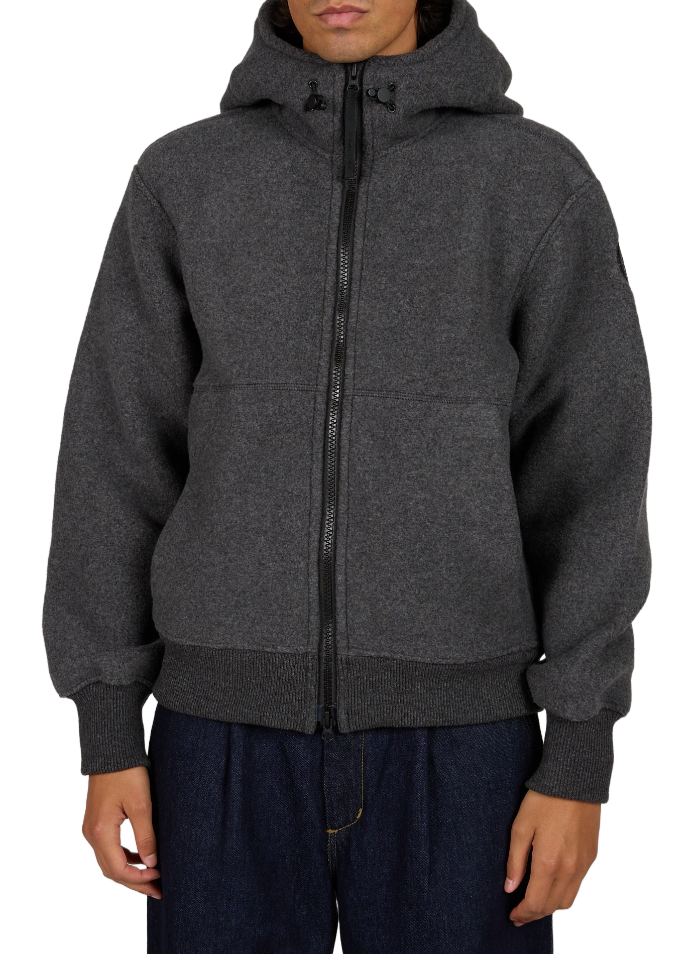 Fleecejas Chilliwack Zwart CANADA GOOSE Grijs