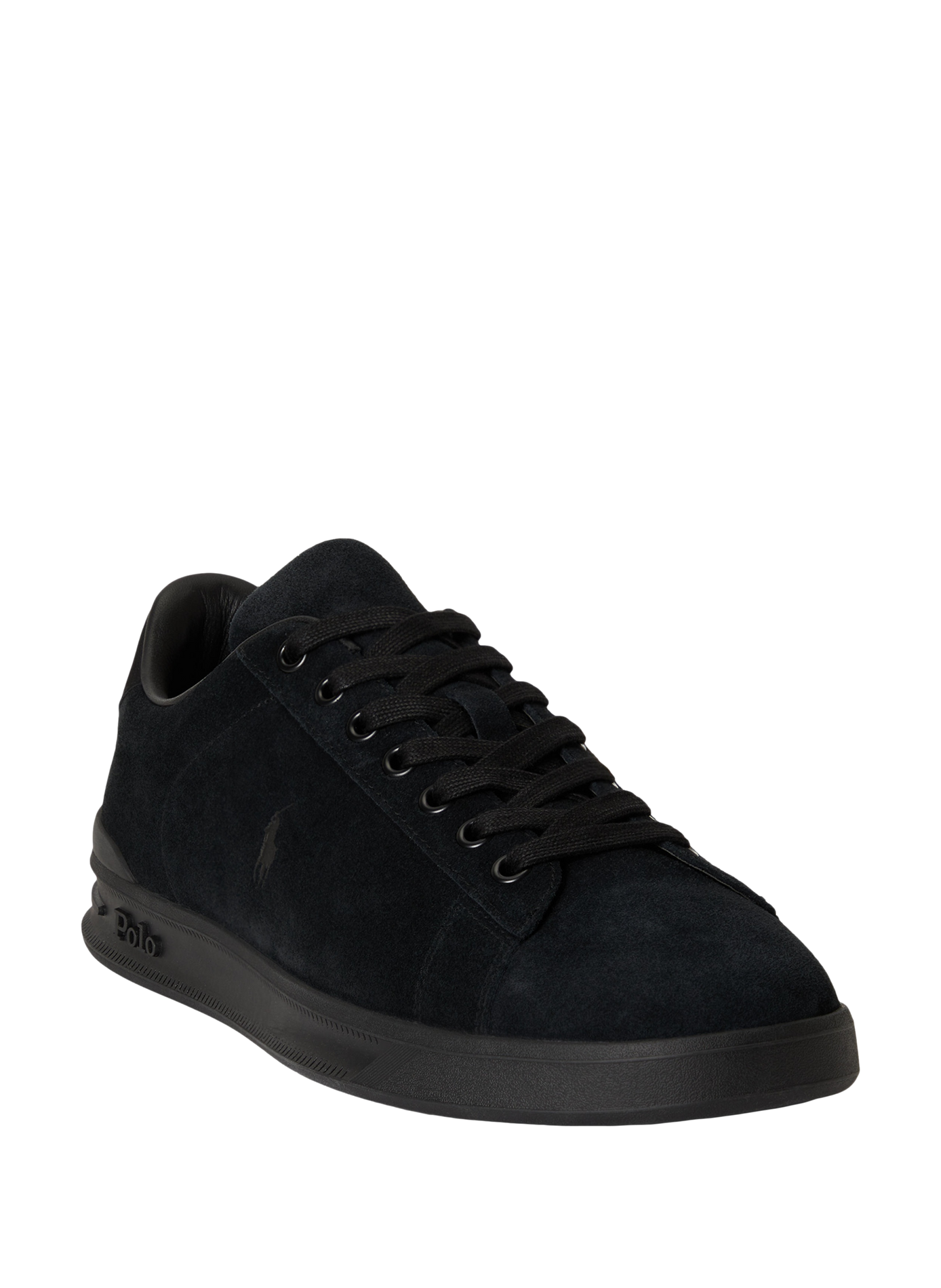 Baskets à lacets en cuir POLO RALPH LAUREN Noir