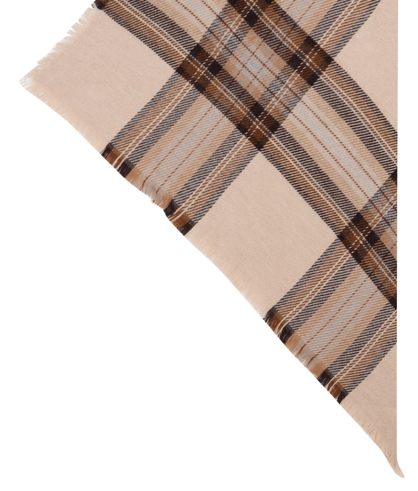 Echarpe triangle brodée bandana raphael MAISON 123 Blanc