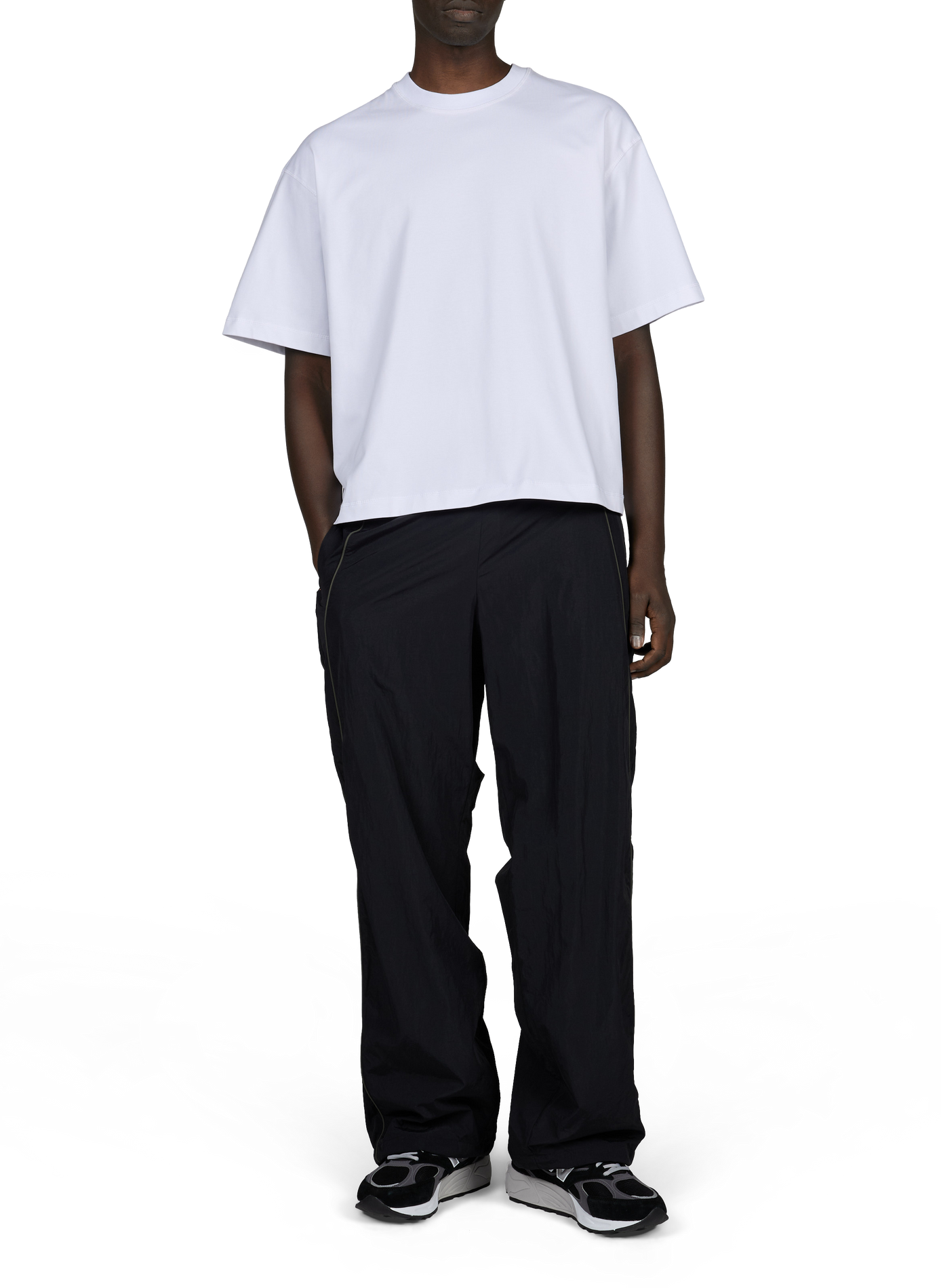Oversized cotton T-shirt | White GERTRUDE Men