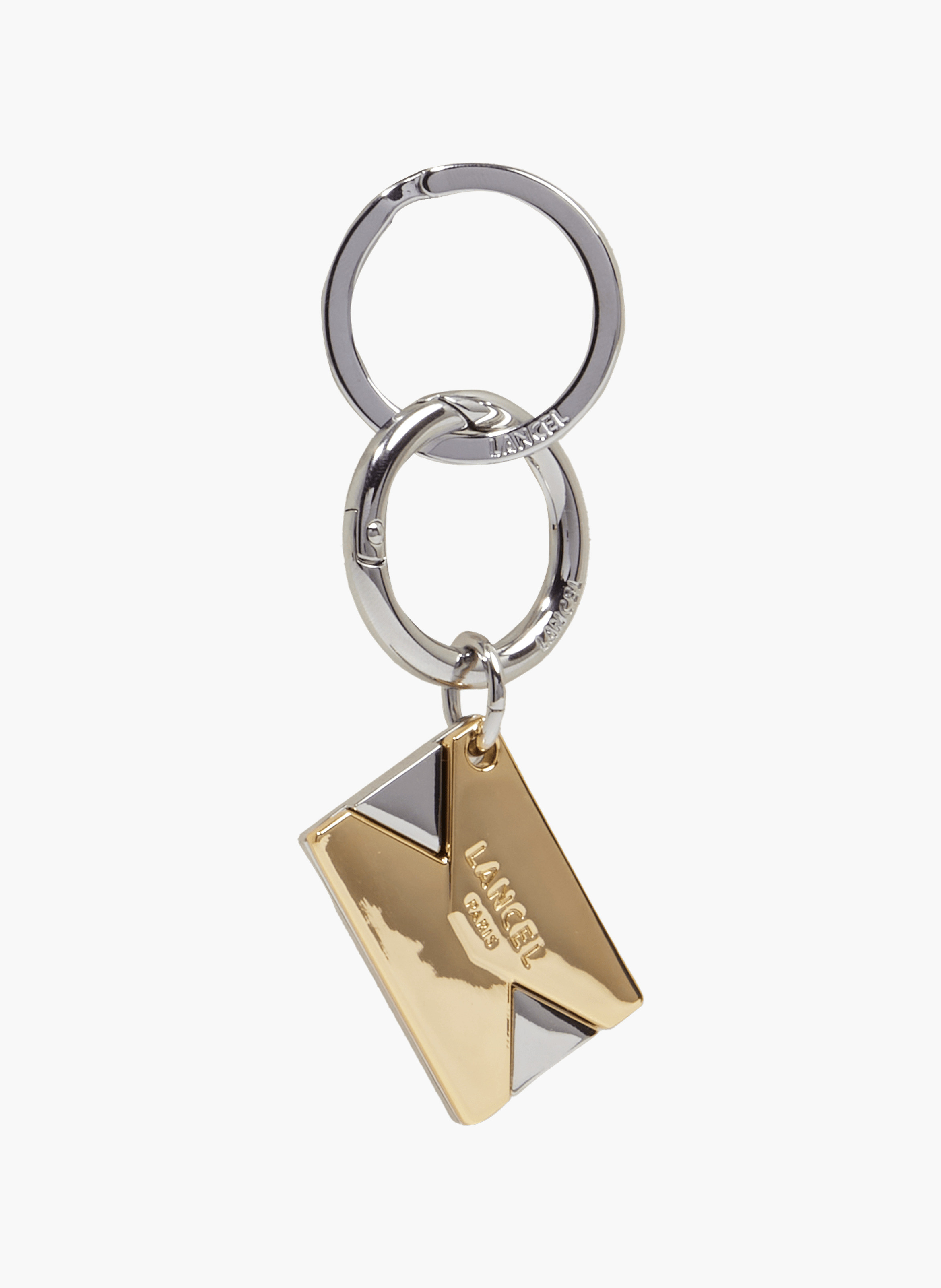 Sleutelhanger envelop envelop van Lancel in metaal. LANCEL Zilver