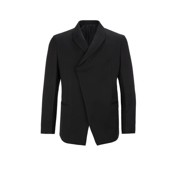 Blazer en laine mélangée