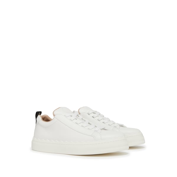 Baskets Lauren en cuir lisse