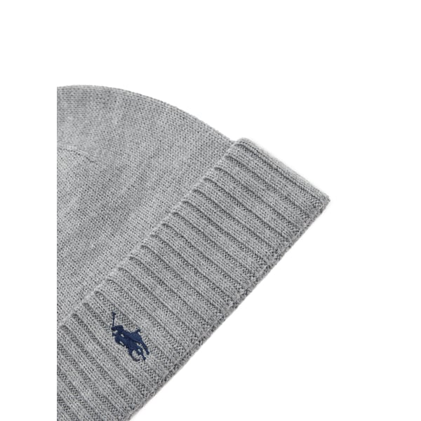 Bonnet à logo en laine