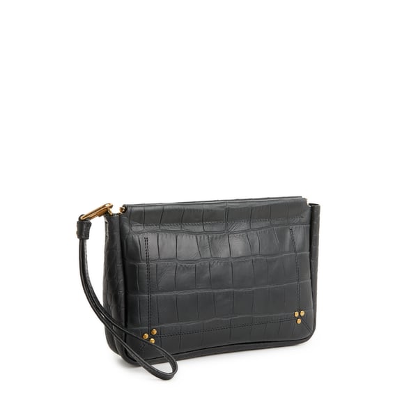 Pochette Clap L en cuir
