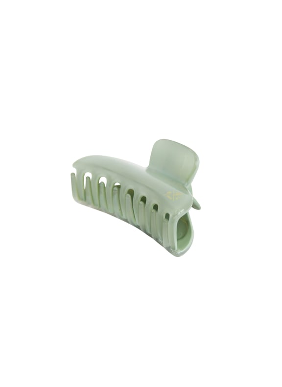 Aqua green opaline hair claw by BACHCA BACHCA Aqua green opaline hair claw