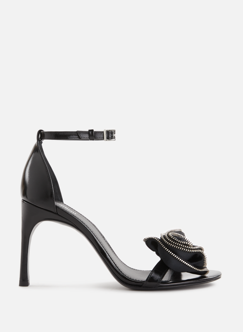 Leather heeled sandals BlackCOPERNI 