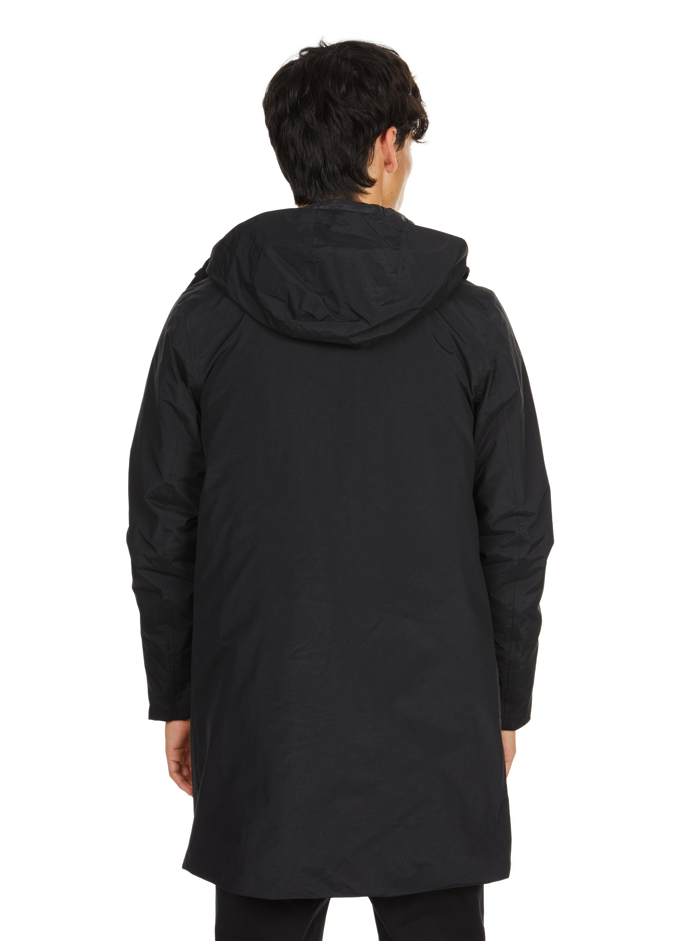 Mid-length nylon parka K-WAY Black