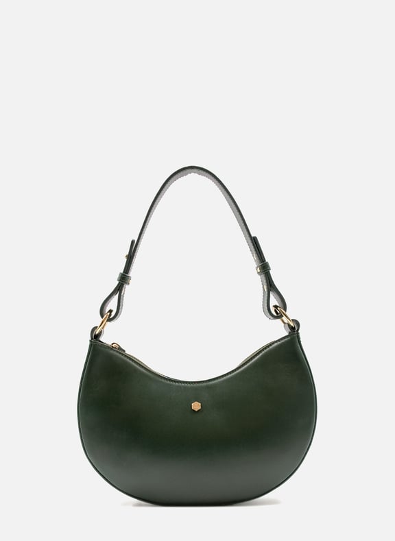 Sac hobo cuir lisse Vert by JULES & JENN JULES & JENN Sac hobo cuir lisse Vert