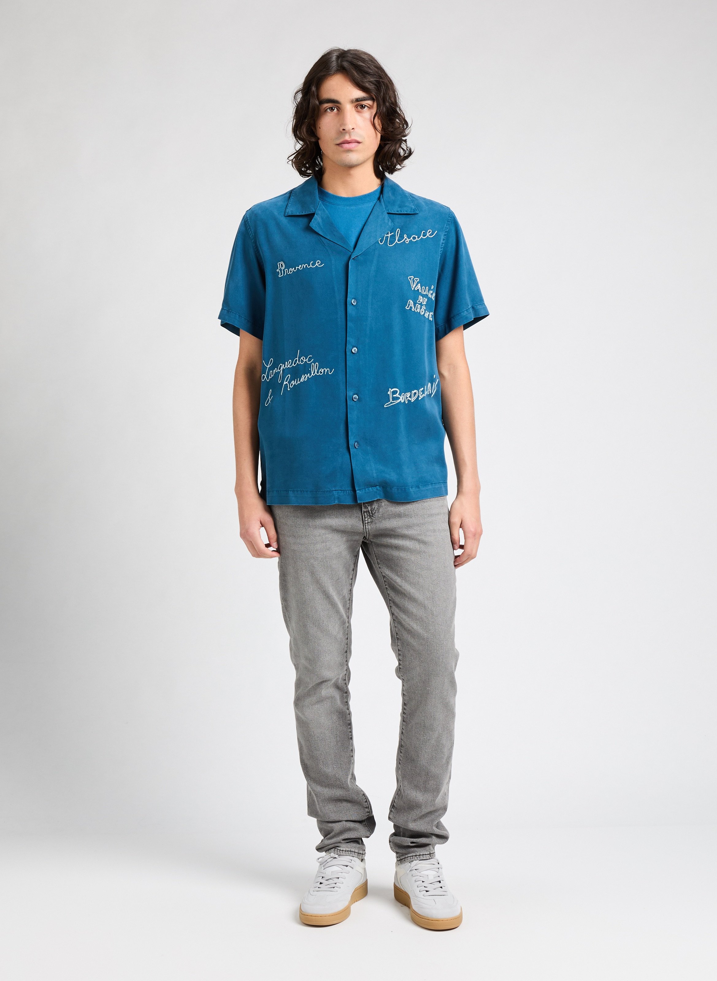 Shirt Morney Wines of France Blue