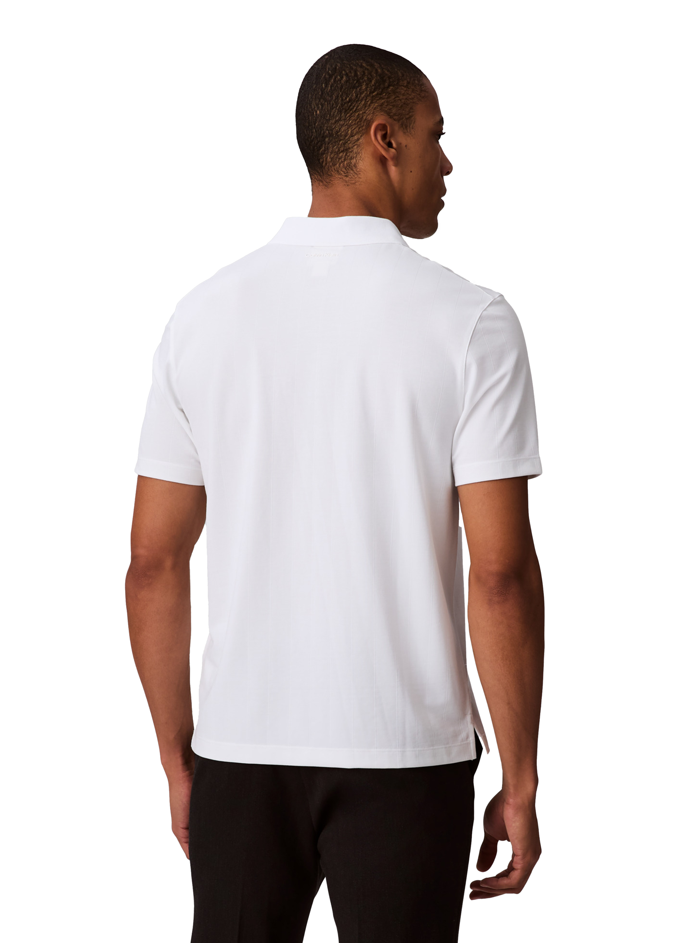 Polo à manches courtes CALVIN KLEIN Blanc
