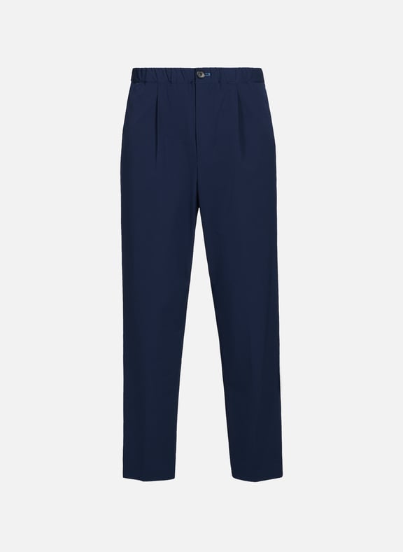 Straight leg pants with inner drawstring Blue by PAUL SMITH PAUL SMITH Straight leg pants with inner drawstring Blue