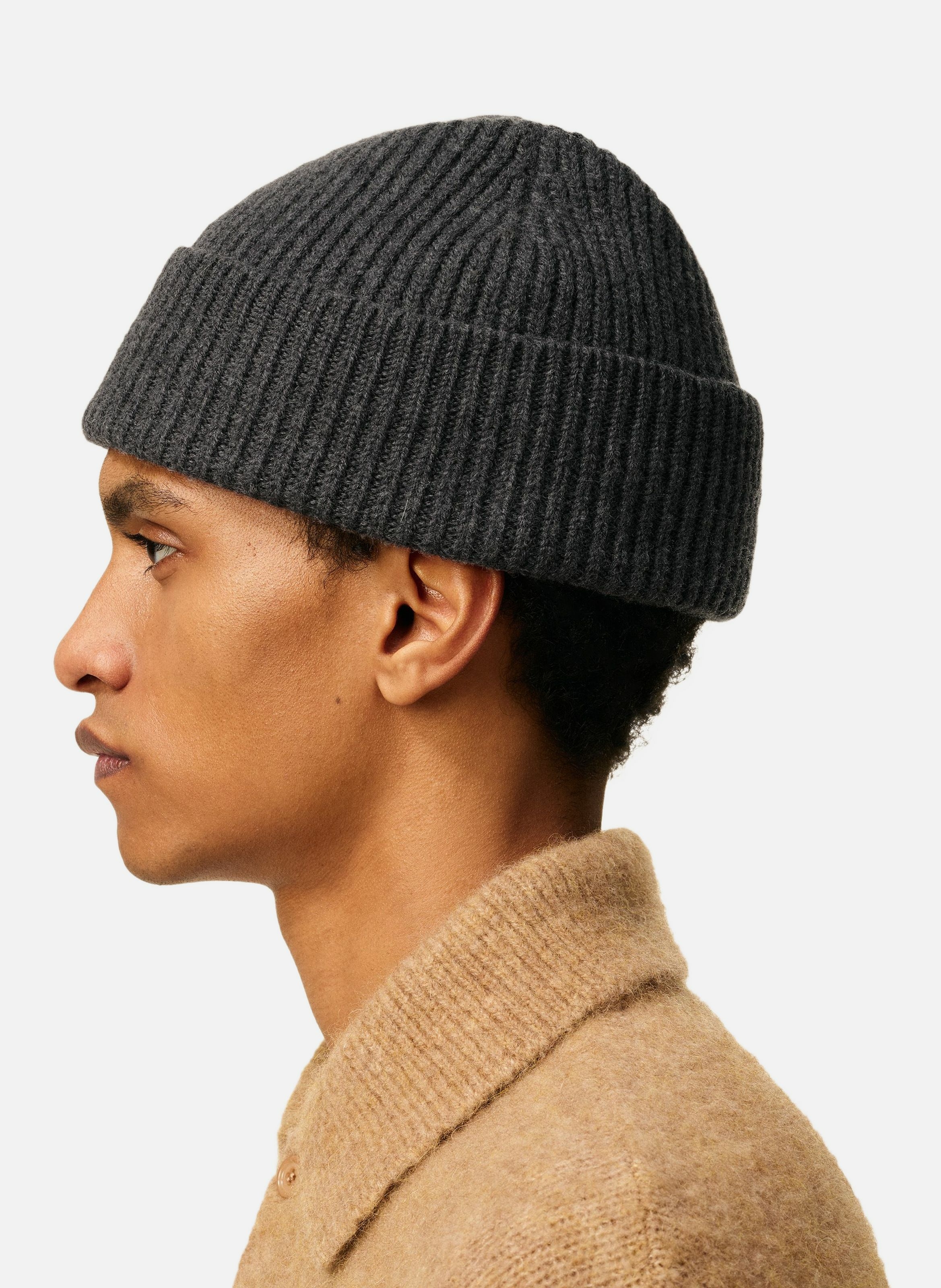 Bonnet ami de coeur rouge unisexe AMI PARIS Gris