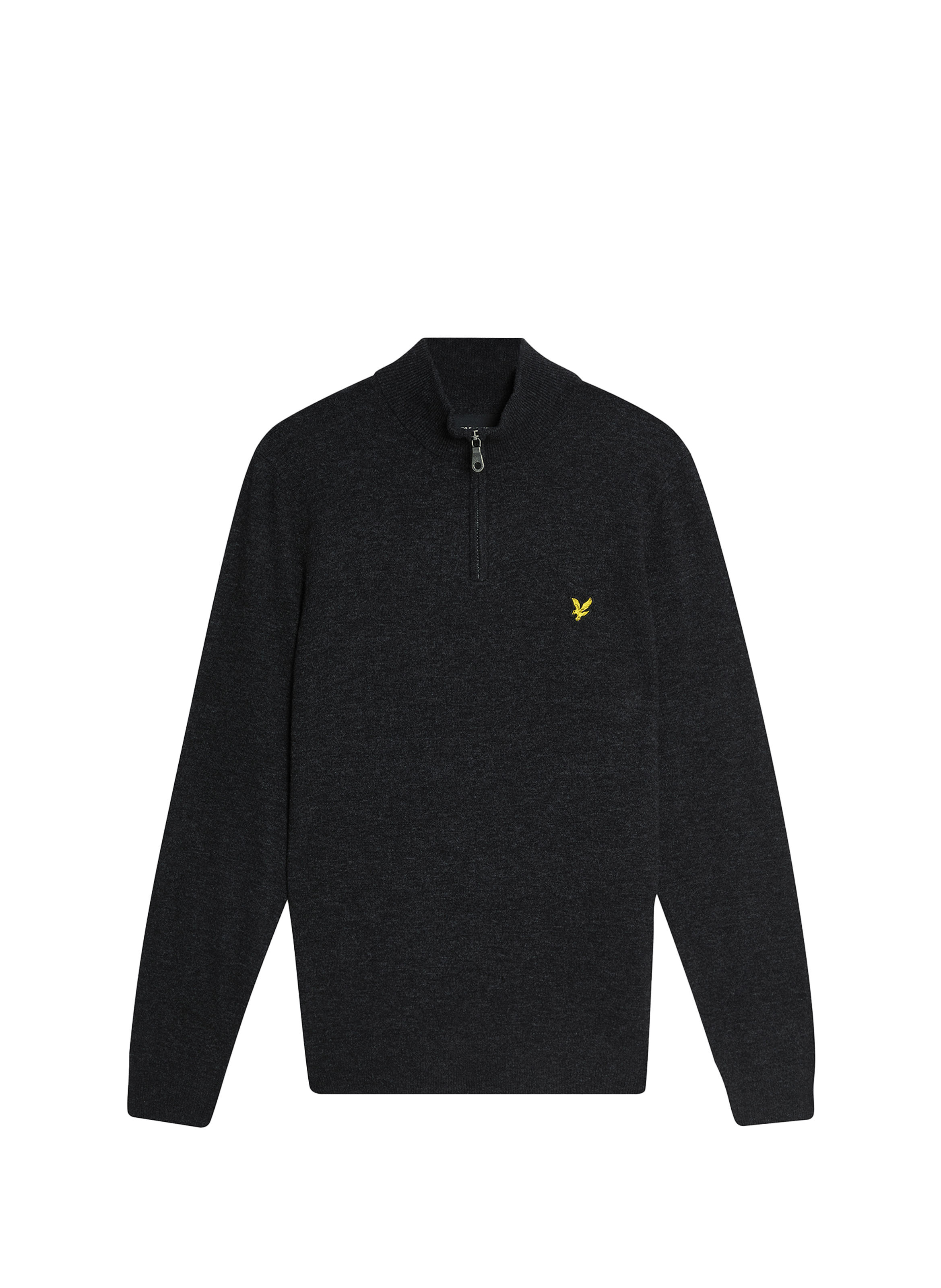 LYLE & SCOTT Pull col zippé Noir