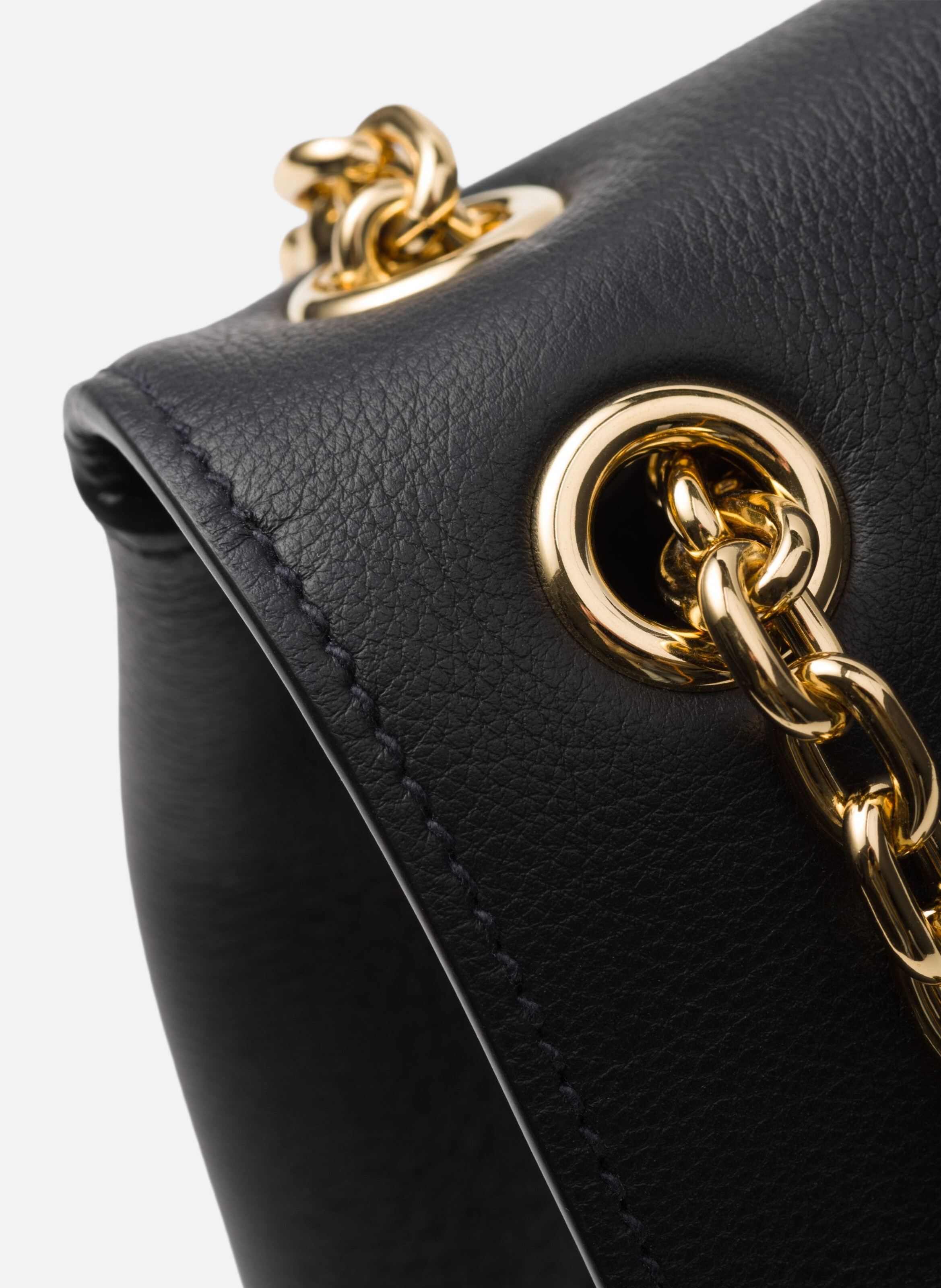 Sac porté épaule en cuir prada doux PRADA Noir