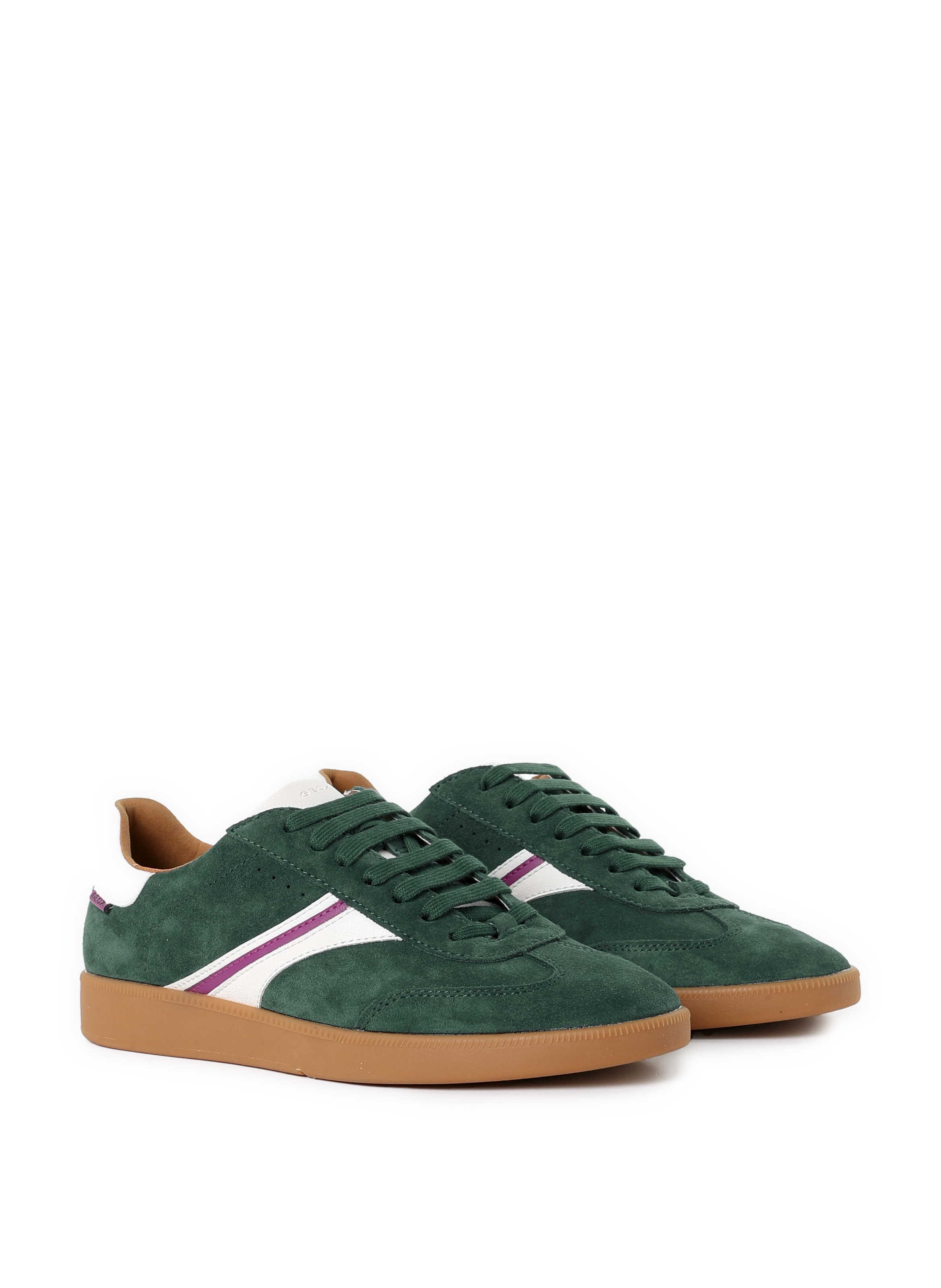 Baskets Melada en cuir mélangé  GEOX Vert