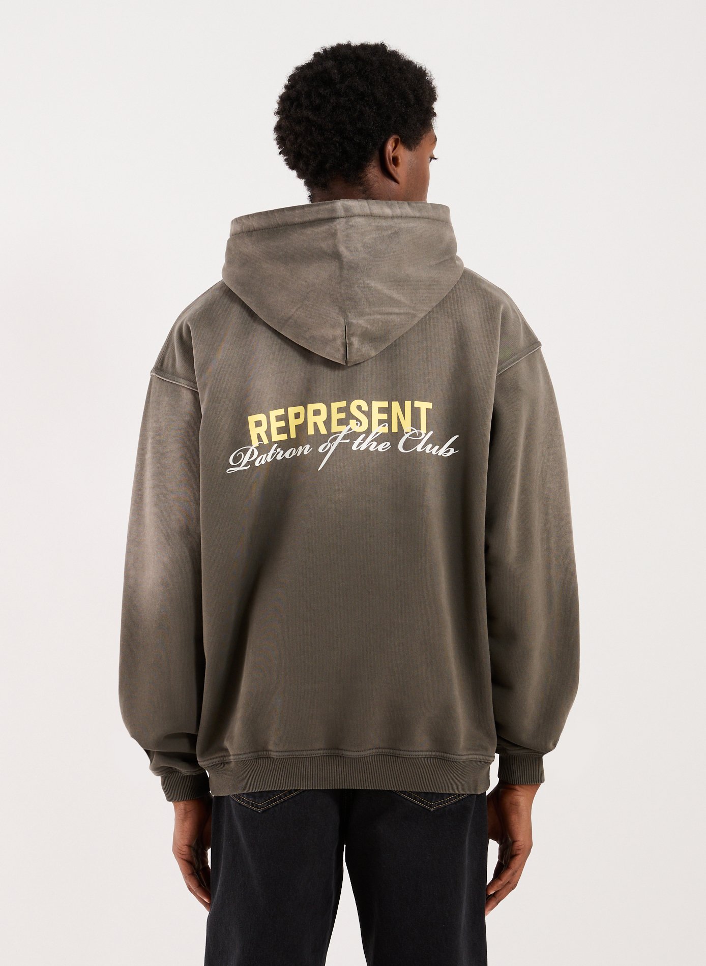 Cotton hooded sweatshirt REPRESENT Green