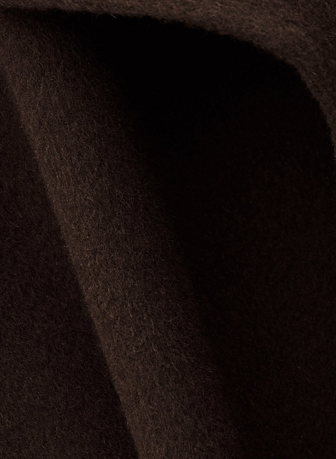 Long manteau en laine mélangée kate BA&SH Marron