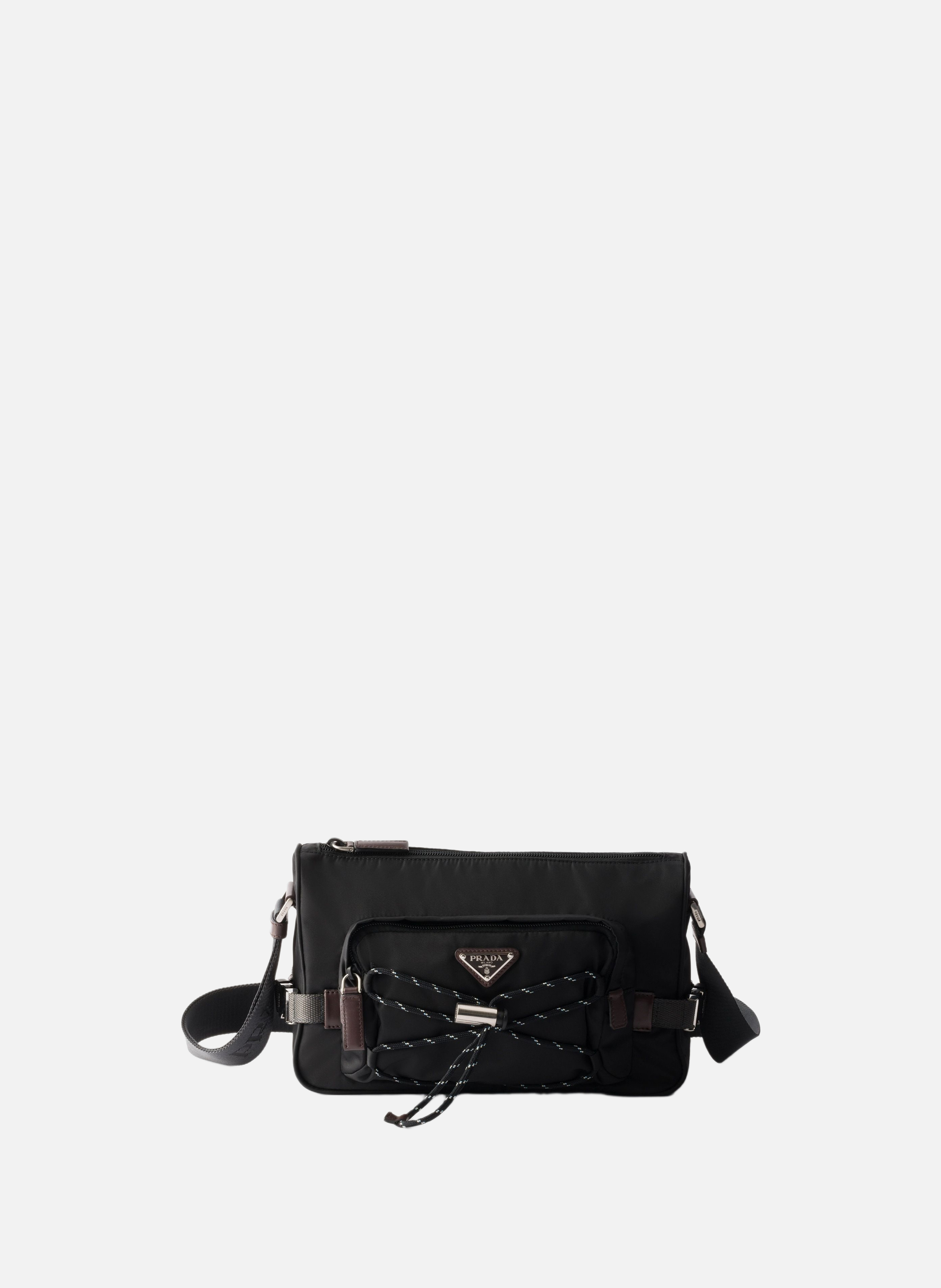 Sac porté épaule prada speedrock en re-nylon et cu PRADA Noir