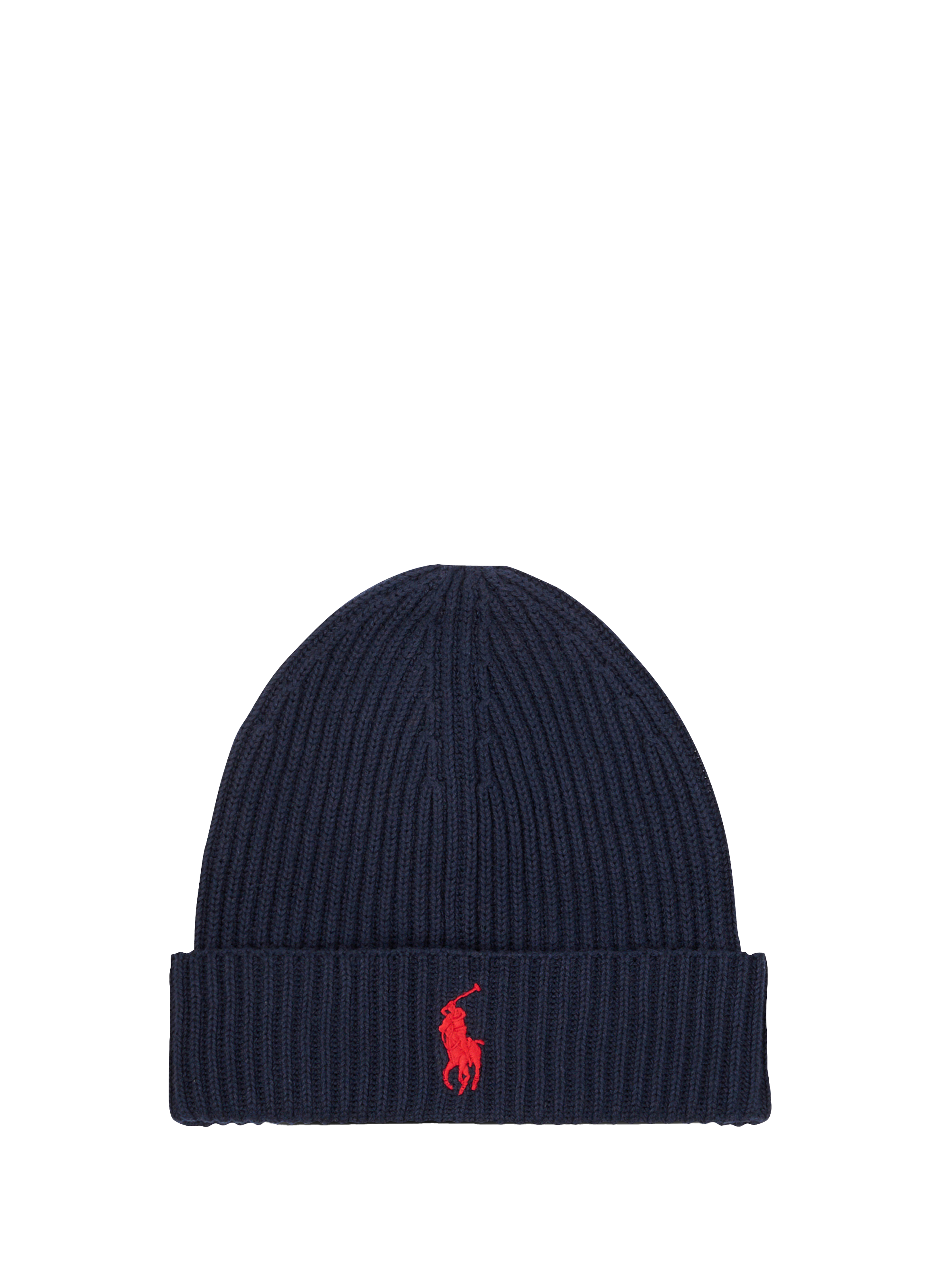 POLO RALPH LAUREN Cotton logo beanie Blue