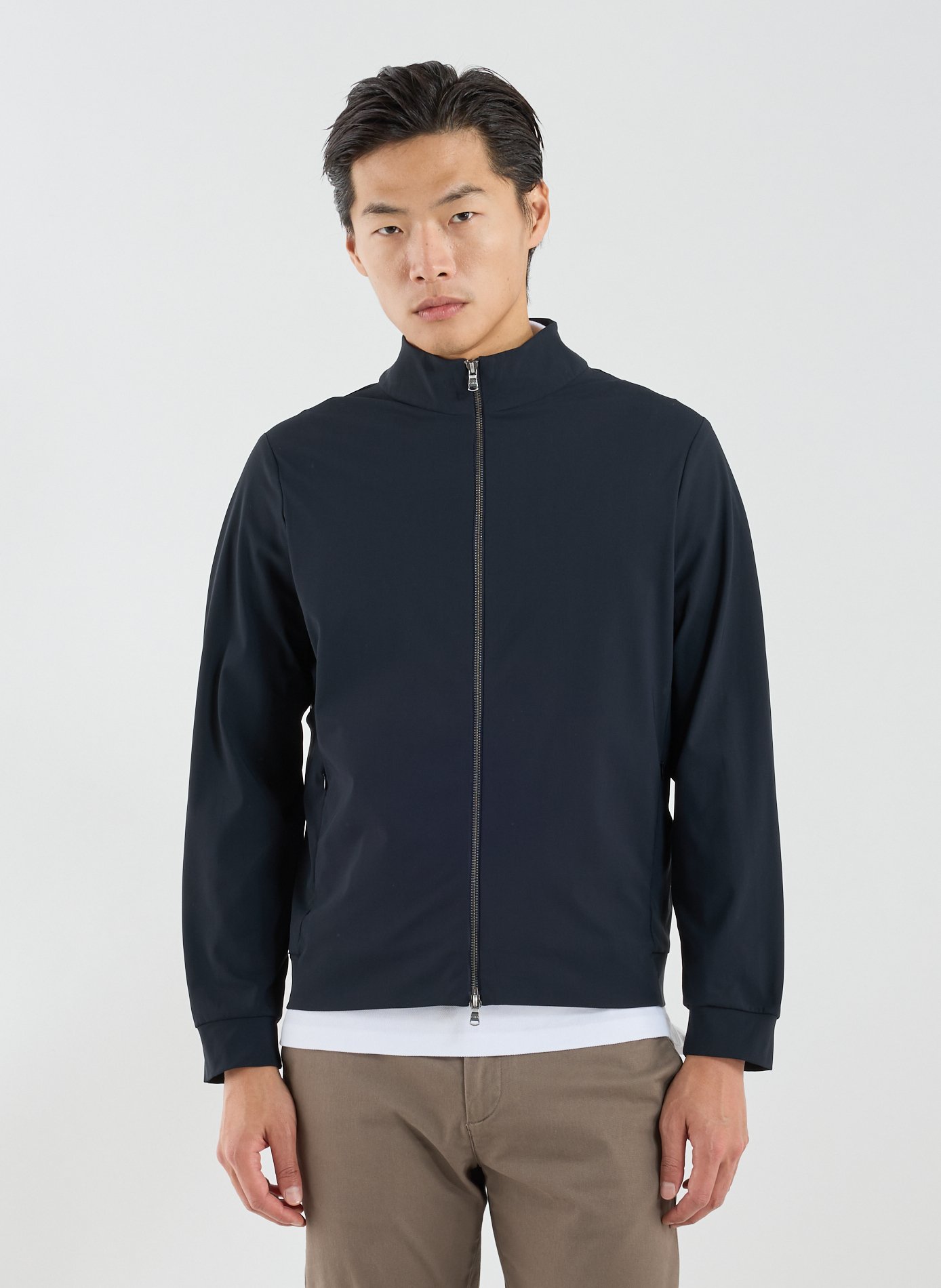 1789 CALA High-neck jacket Blue