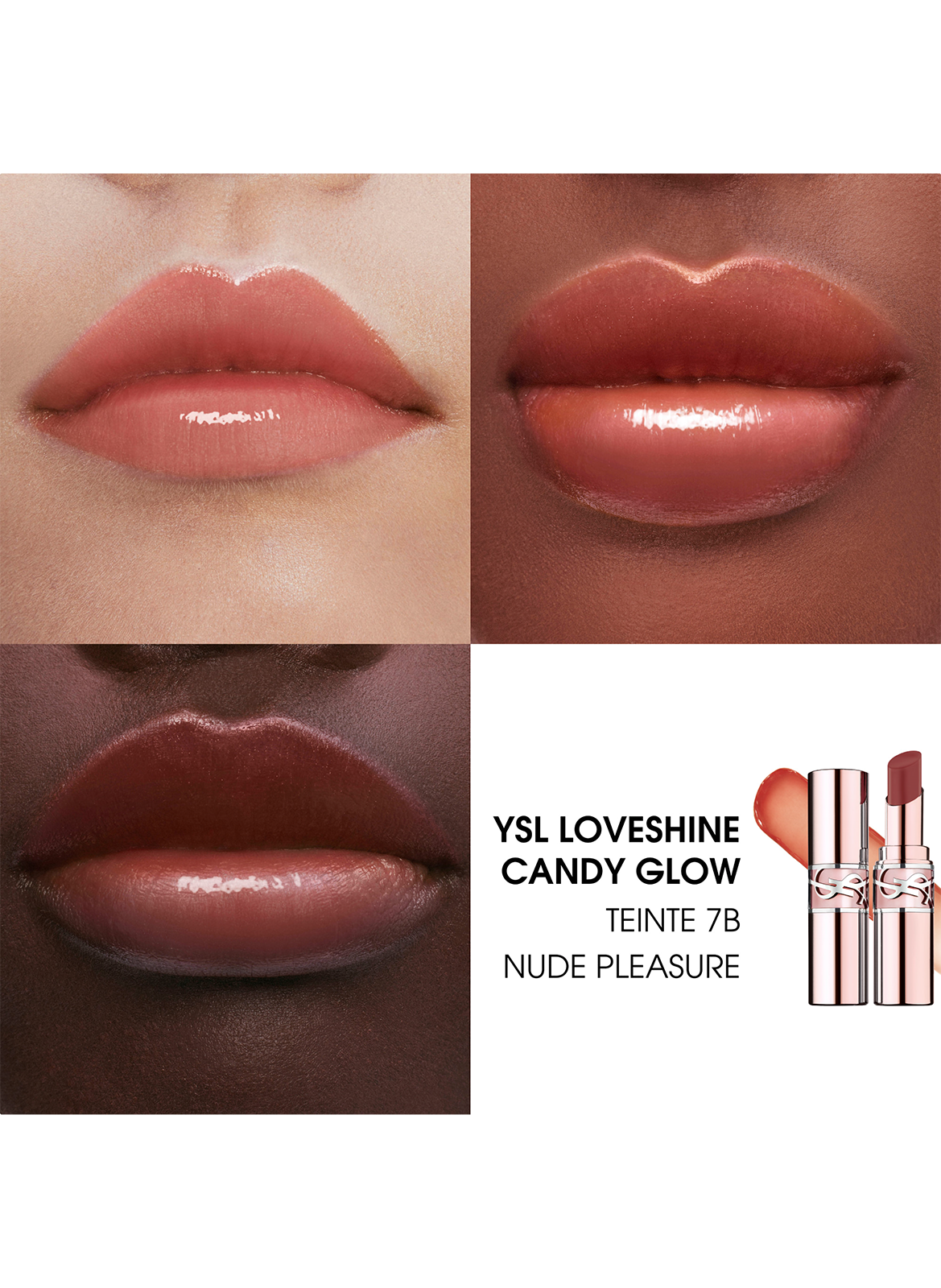 YSL Loveshine Radiant Glow Balm YVES SAINT LAURENT 7b nude pleasure