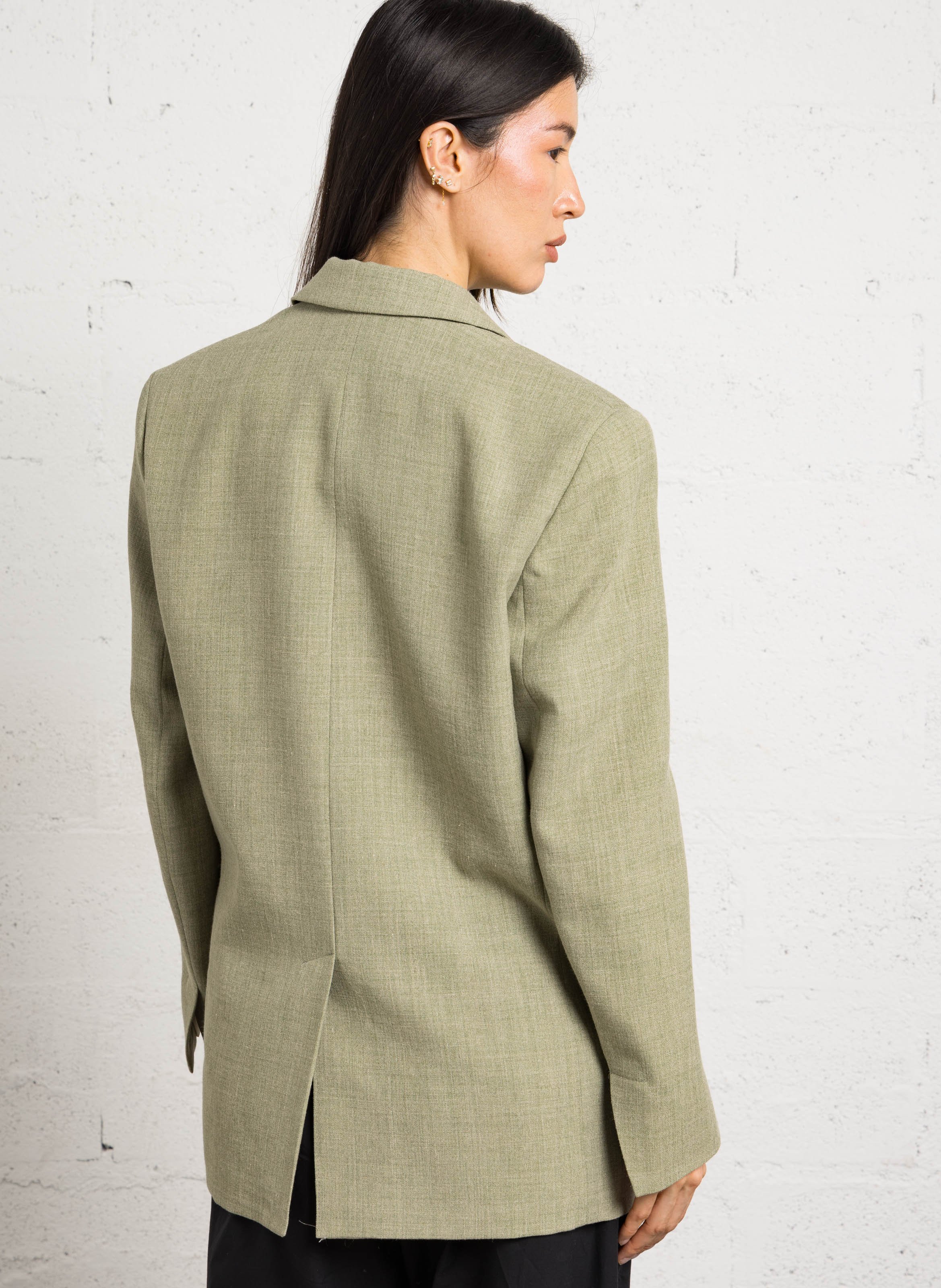 Veste col tailleur harvest SOEUR Marron