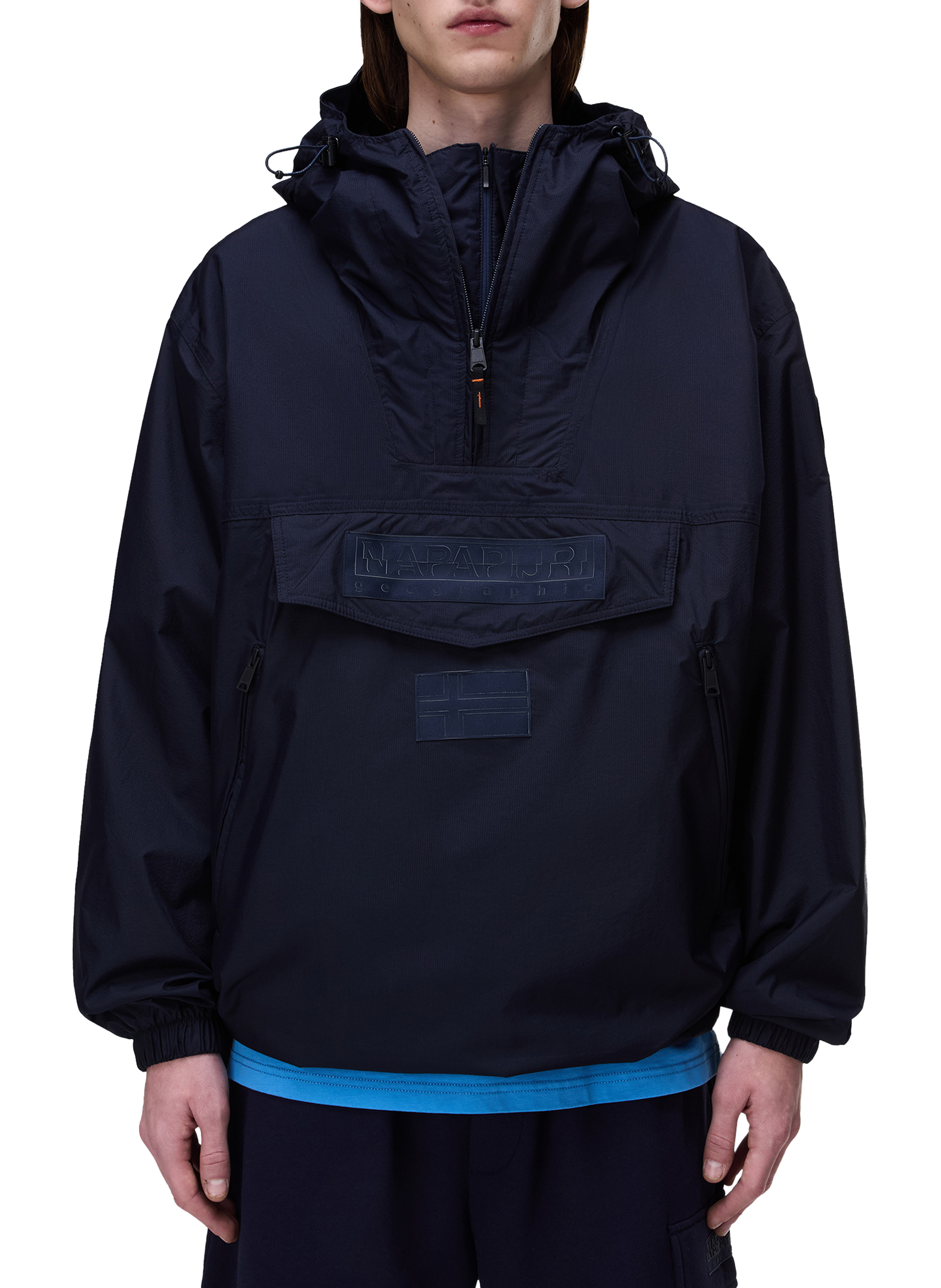 Veste anorak Rainforest à capuche NAPAPIJRI Bleu