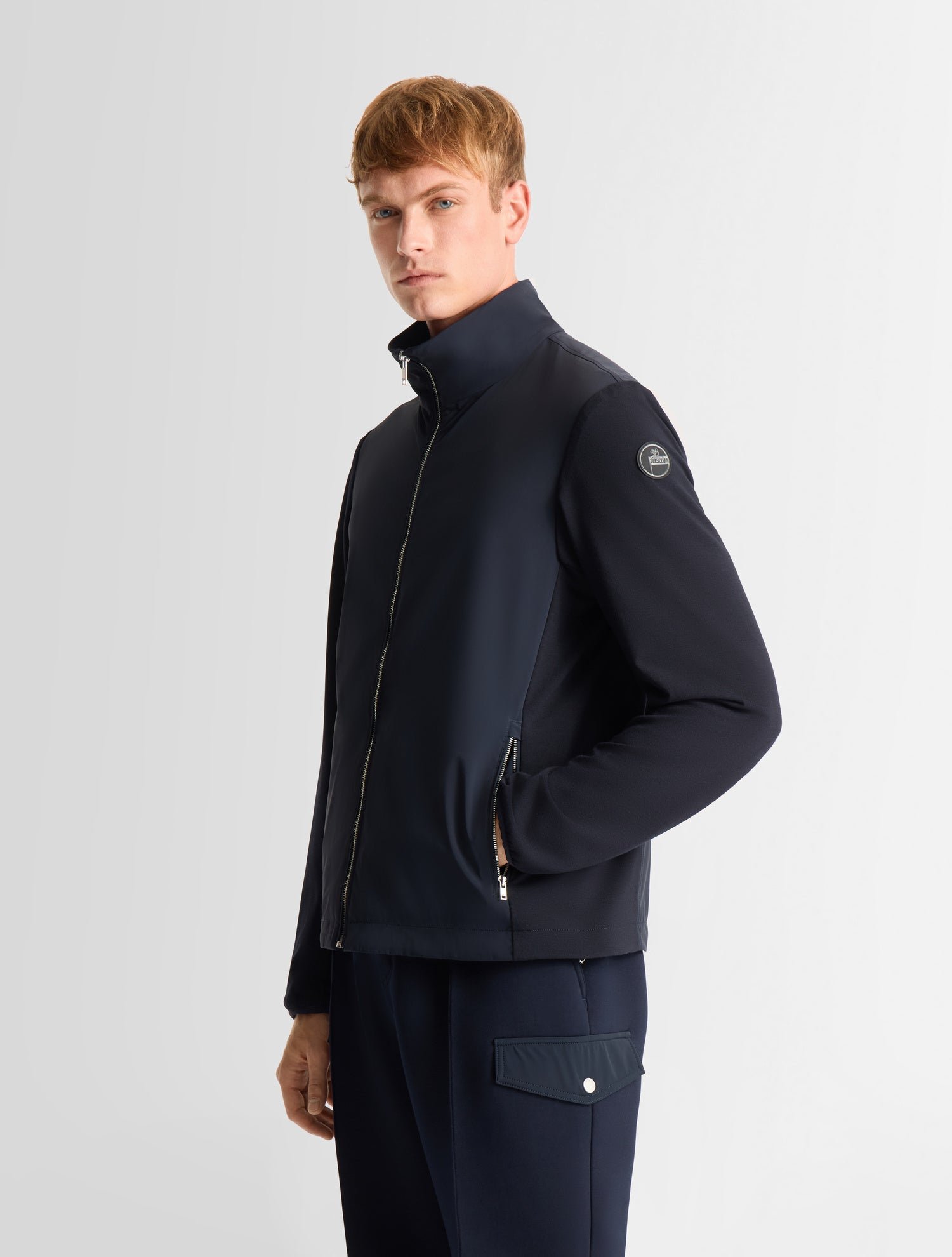 Blouson latmara col montant coupe regular FUSALP Bleu