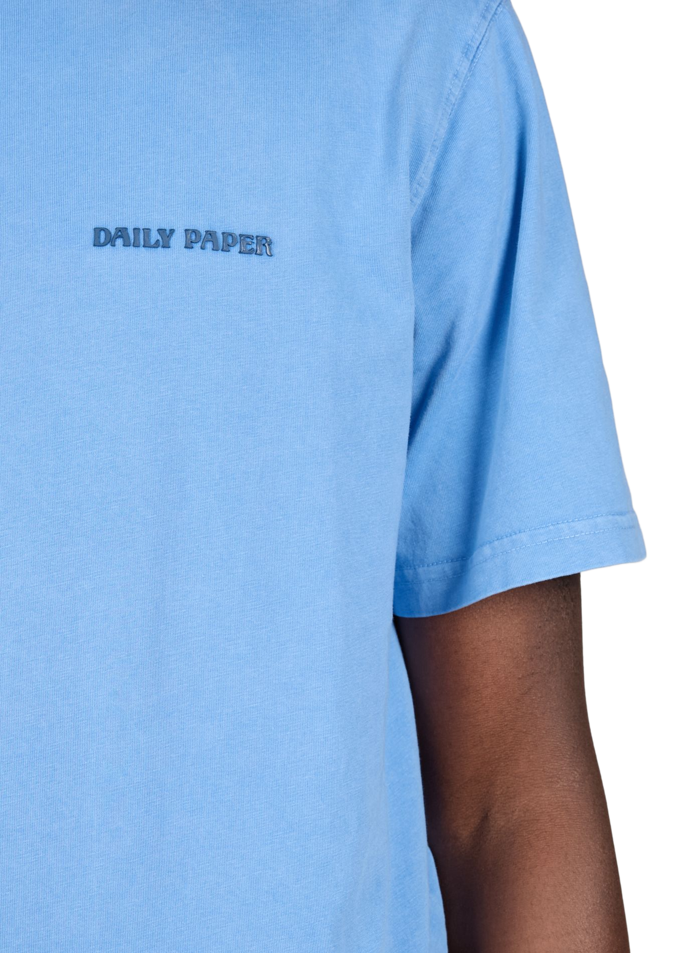 T-shirt à logo en coton DAILY PAPER Bleu