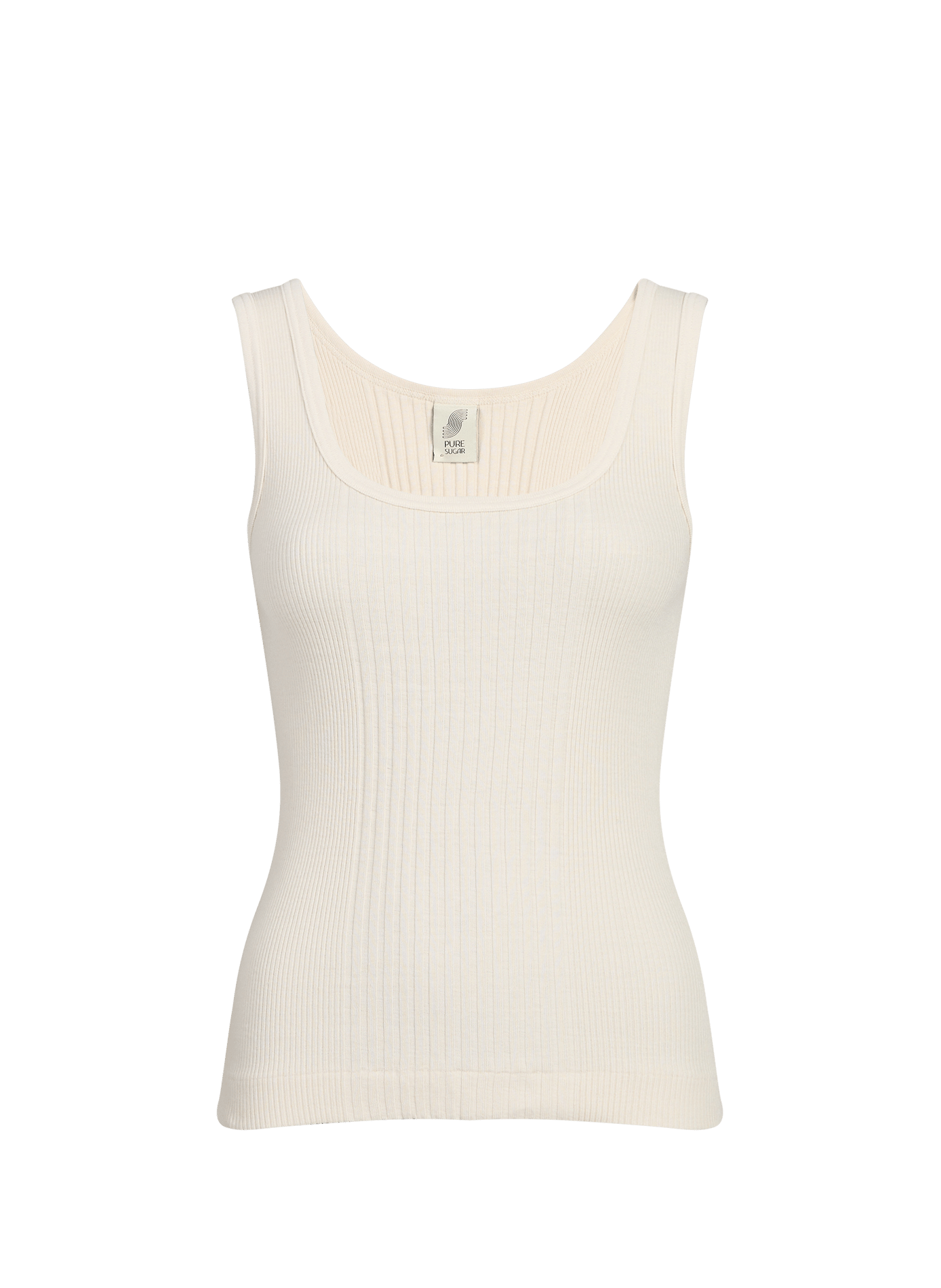 Débardeur Malawi en maille de coton PURE SUGAR Beige