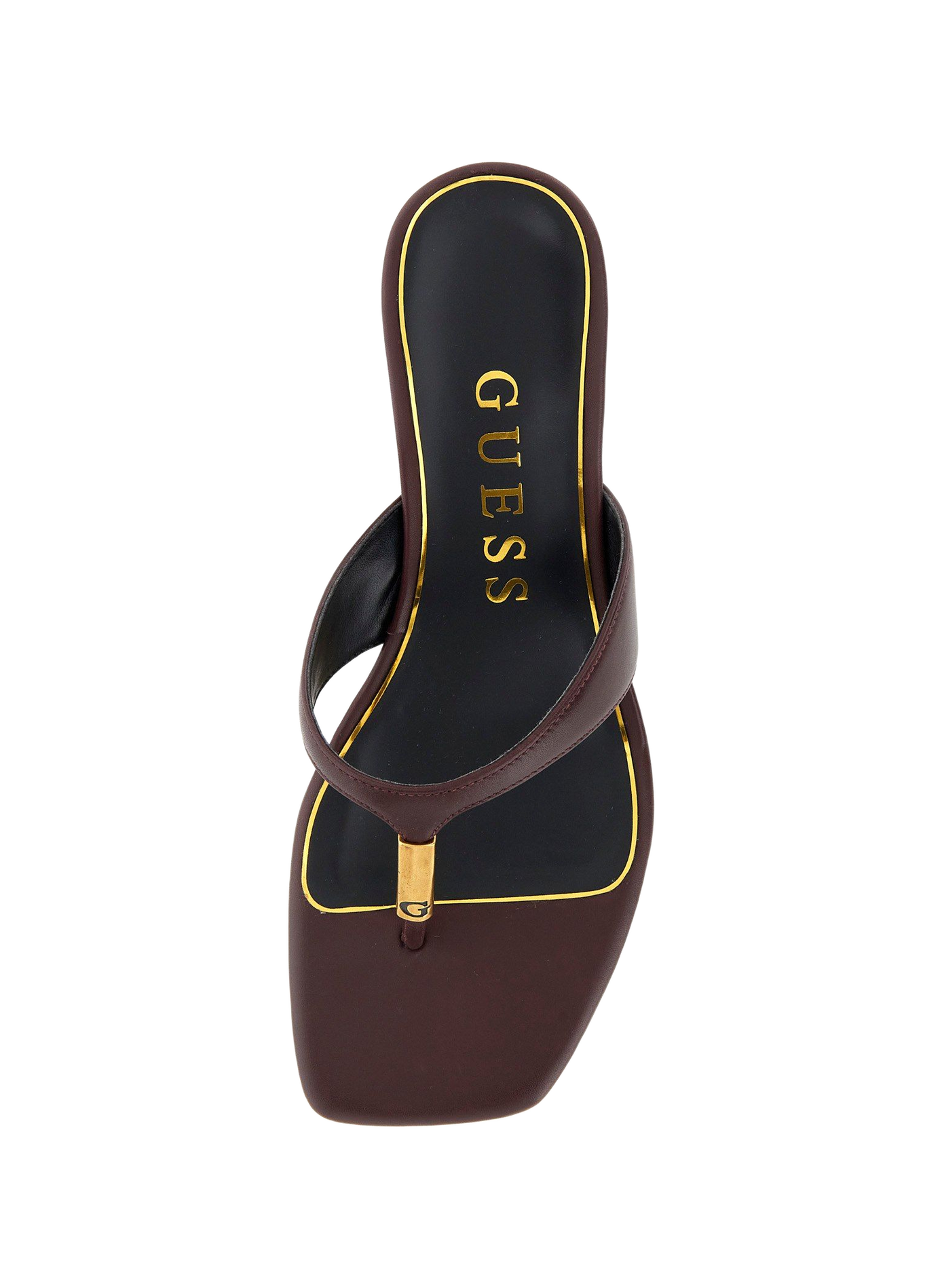 Sandali Yaiza in pelle. GUESS Rosso